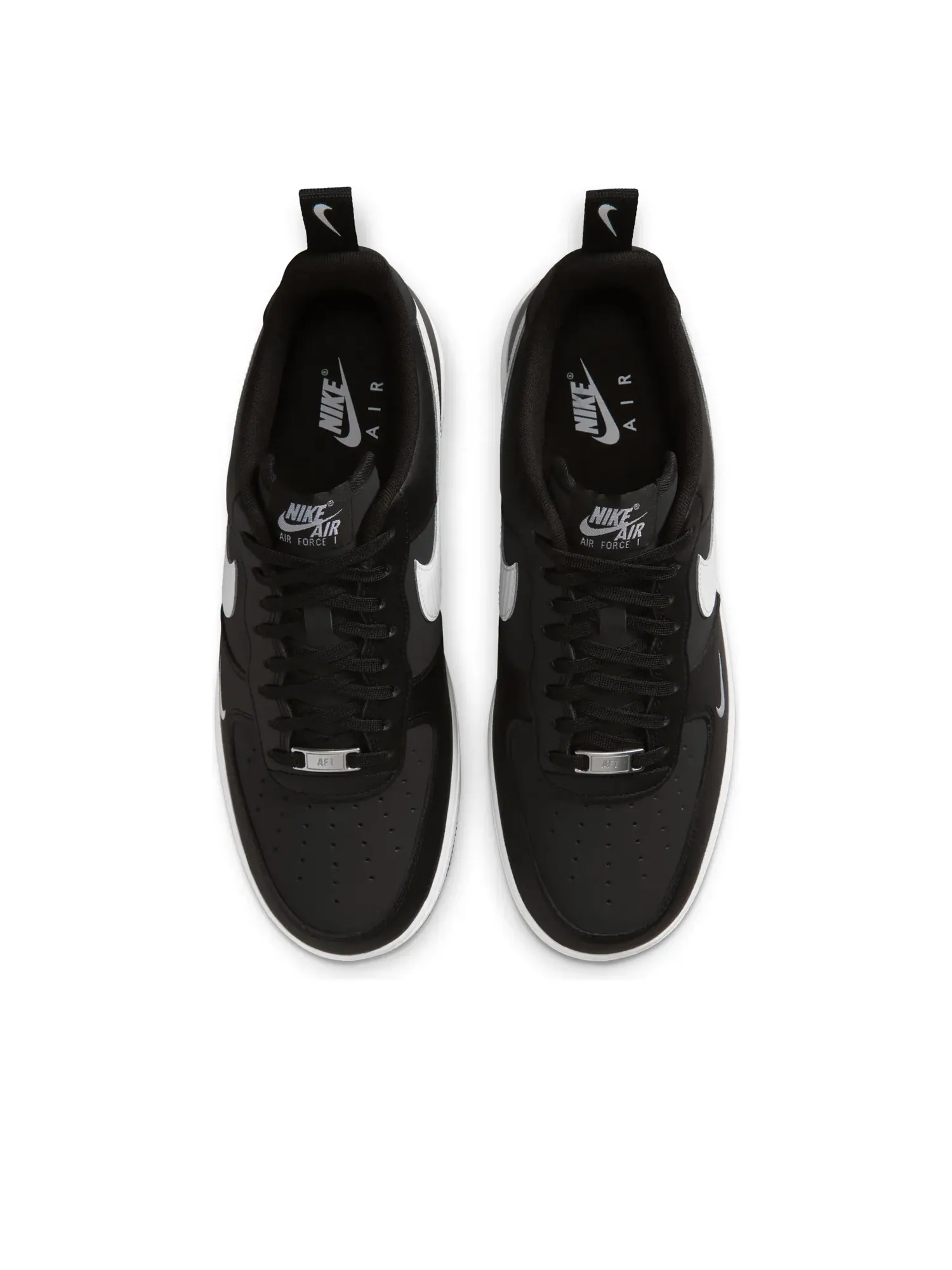 Кроссовки Nike Air Force 1 '07 'Black White' — изображение 3 из 6, черный