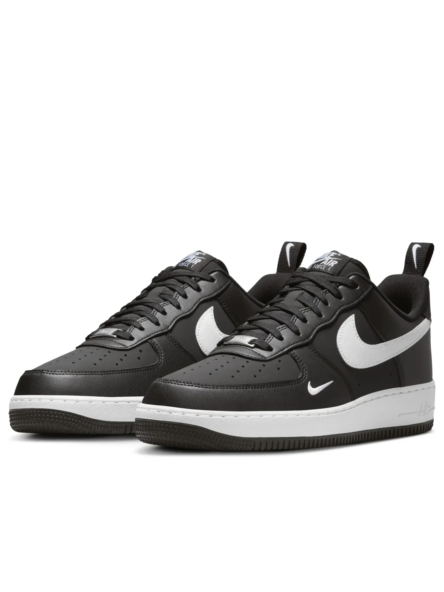 Кроссовки Nike Air Force 1 '07 'Black White' — изображение 4 из 6, черный