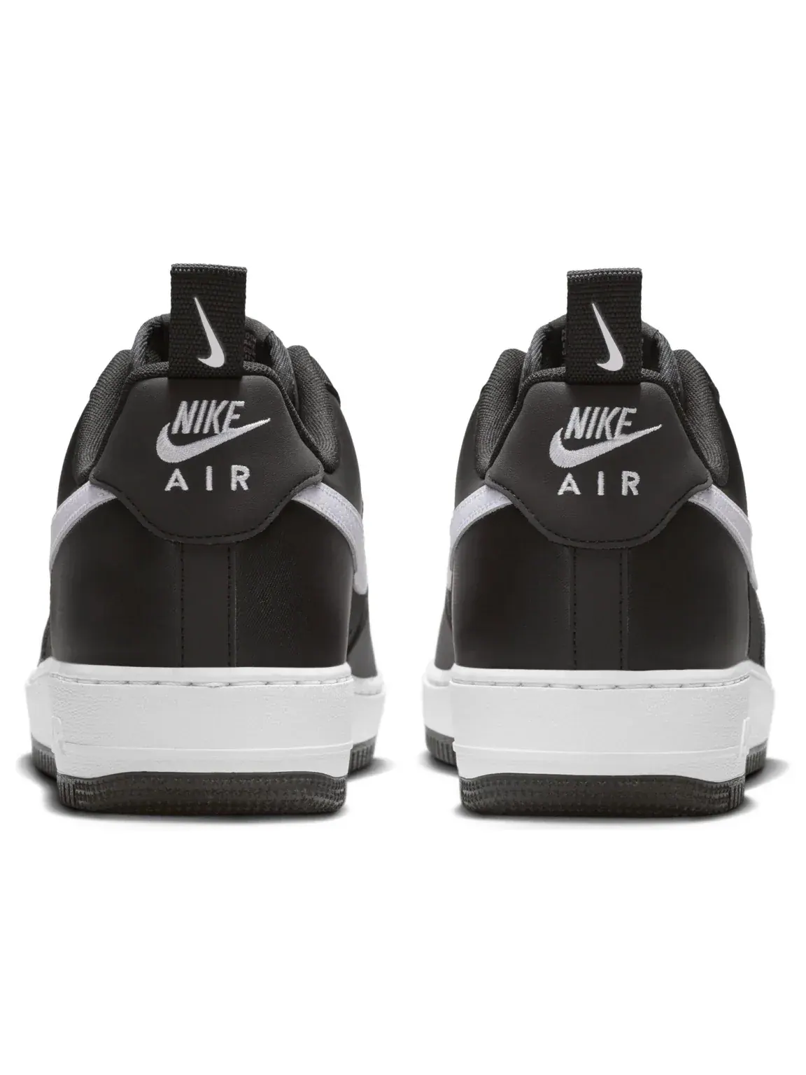 Кроссовки Nike Air Force 1 '07 'Black White' — изображение 5 из 6, черный