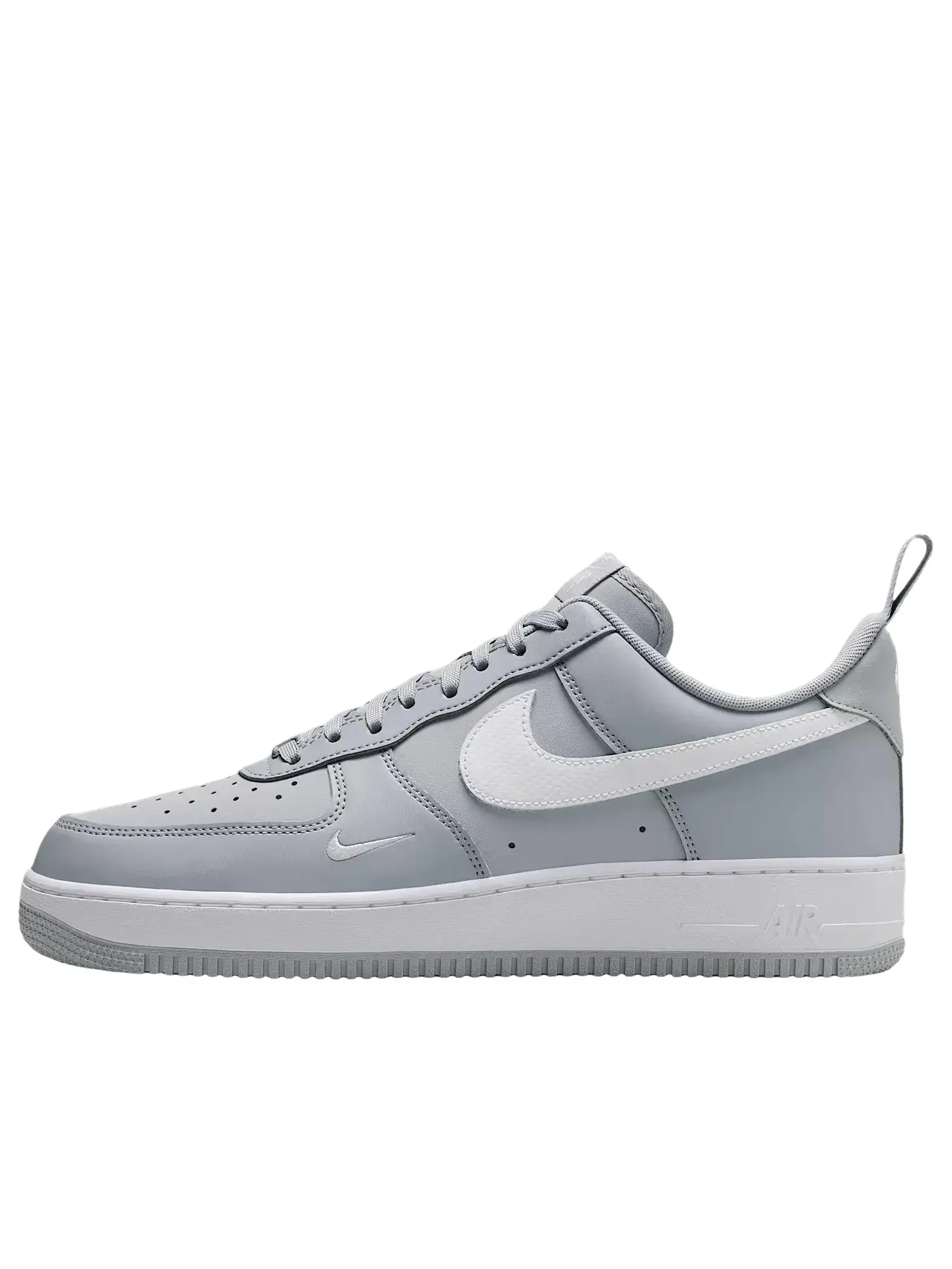 Кроссовки Nike Air Force 1 Low '07 LV8 'Carbon Fiber Swoosh Wolf Grey White' IR5599-002 — изображение 1 из 6, серый