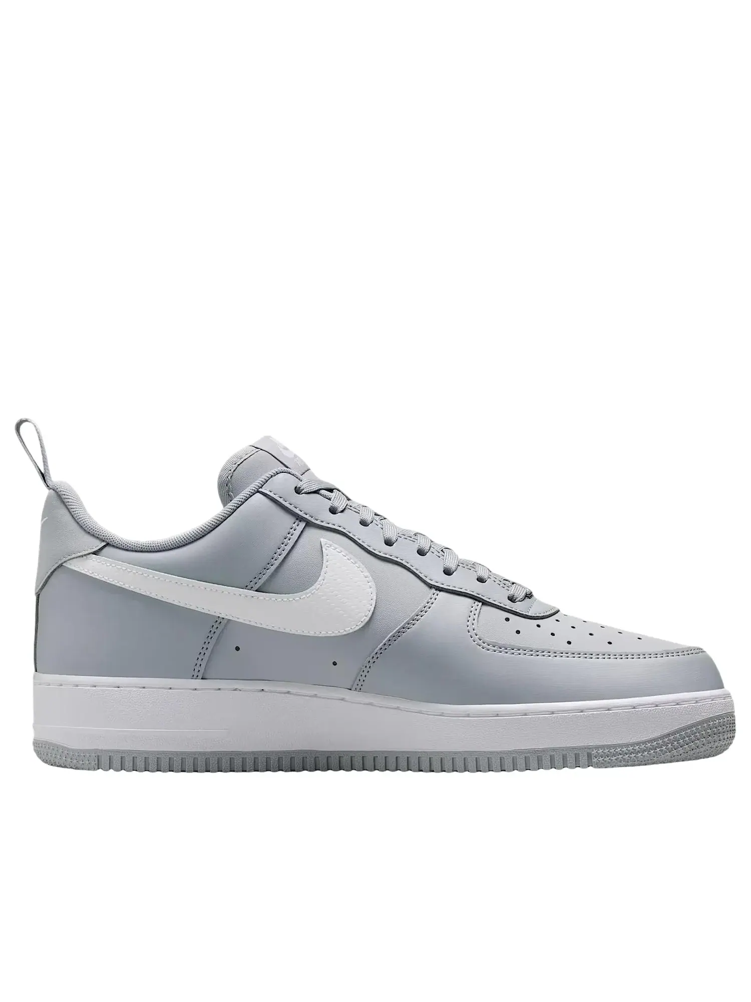 Кроссовки Nike Air Force 1 Low '07 LV8 'Carbon Fiber Swoosh Wolf Grey White' IR5599-002 — изображение 6 из 6, серый