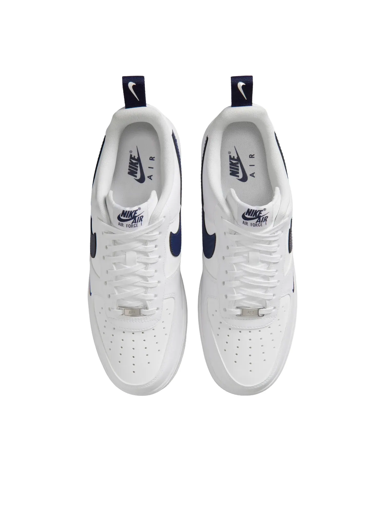 Кроссовки Nike Air Force 1 '07 'White Midnight Navy' — изображение 2 из 6, белый