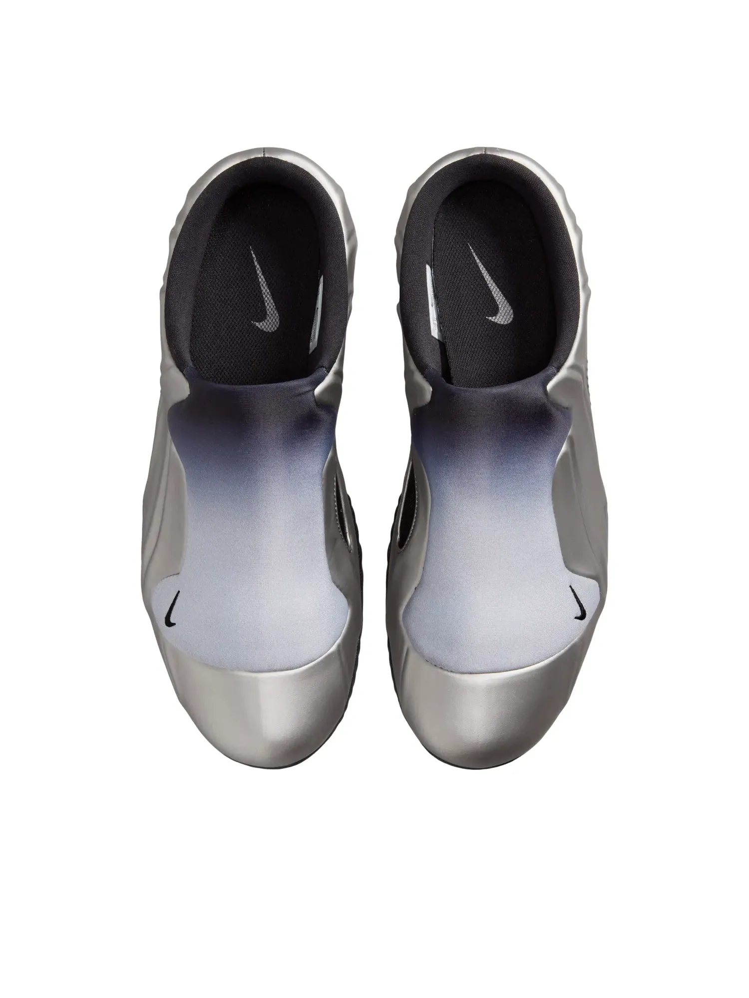 Сабо Nike Clogposite 'Metallic Dark Grey' IR5919-044 — изображение 3 из 6, серебряный