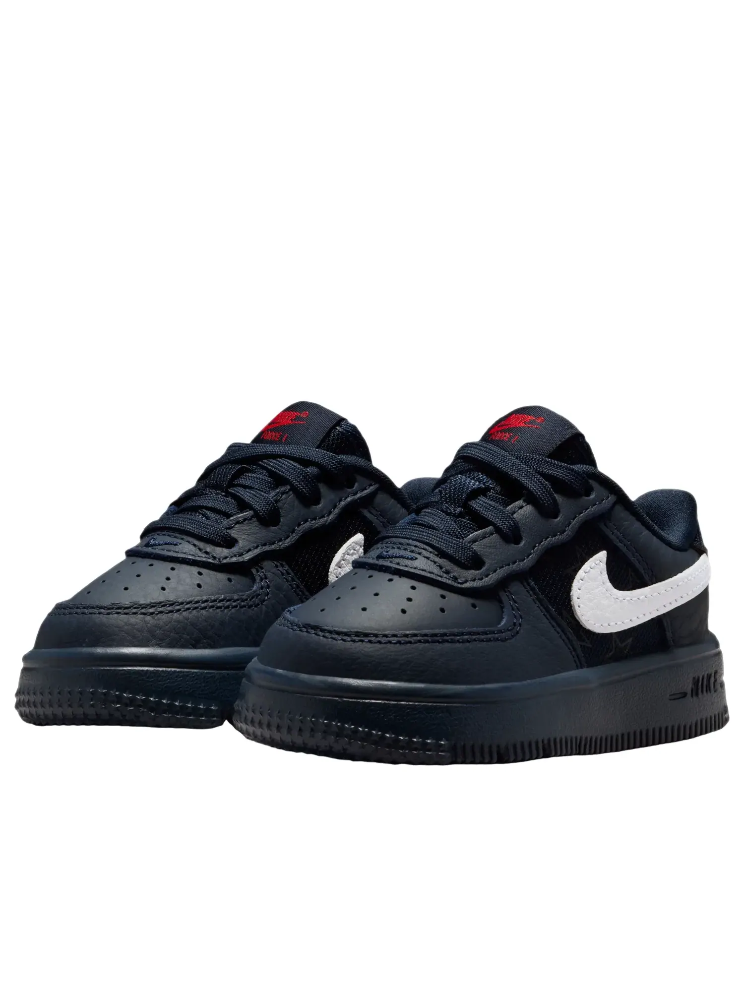 Детские кроссовки с кожаным верхом Nike Air Force 1 Team USA Away — изображение 2 из 6, черный