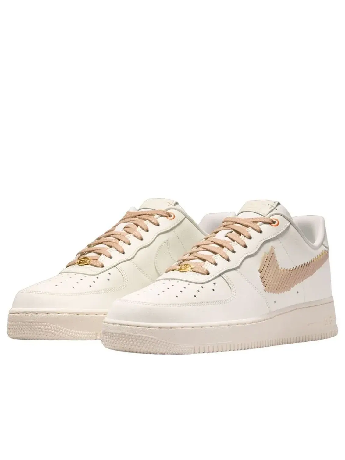 Кроссовки Nike Air Force 1 Low 'Sail Linen' — изображение 2 из 5, бежевый