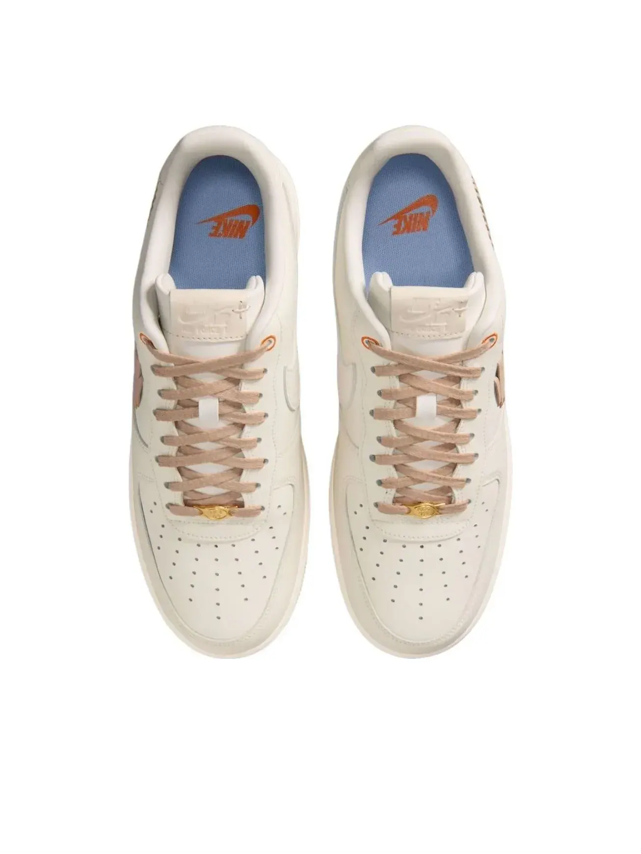 Кроссовки Nike Air Force 1 Low 'Sail Linen' — изображение 3 из 5, бежевый