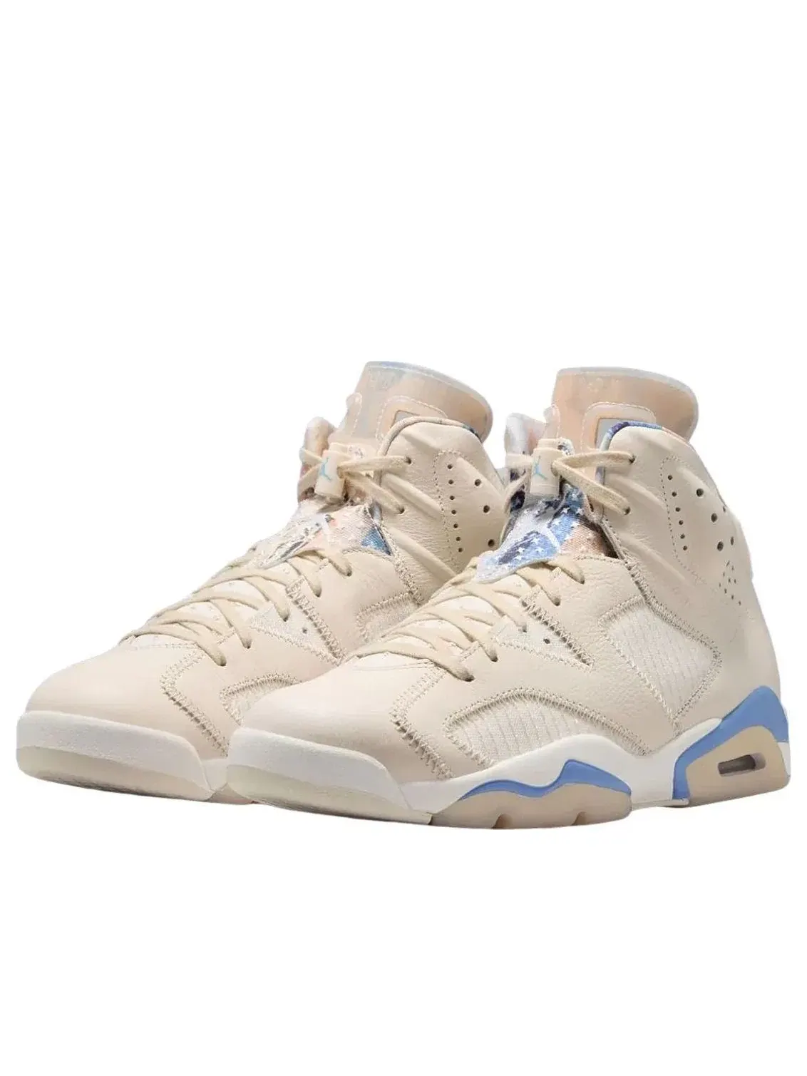 Кроссовки Air Jordan 6 Сашико IR7255-110 — изображение 2 из 5, бежевый
