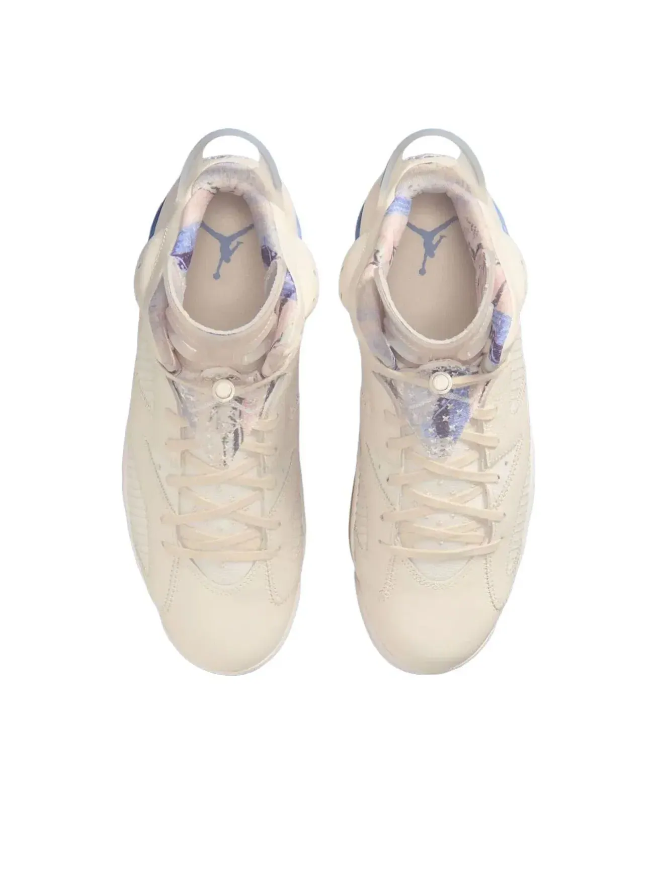 Кроссовки Air Jordan 6 Сашико IR7255-110 — изображение 3 из 5, бежевый