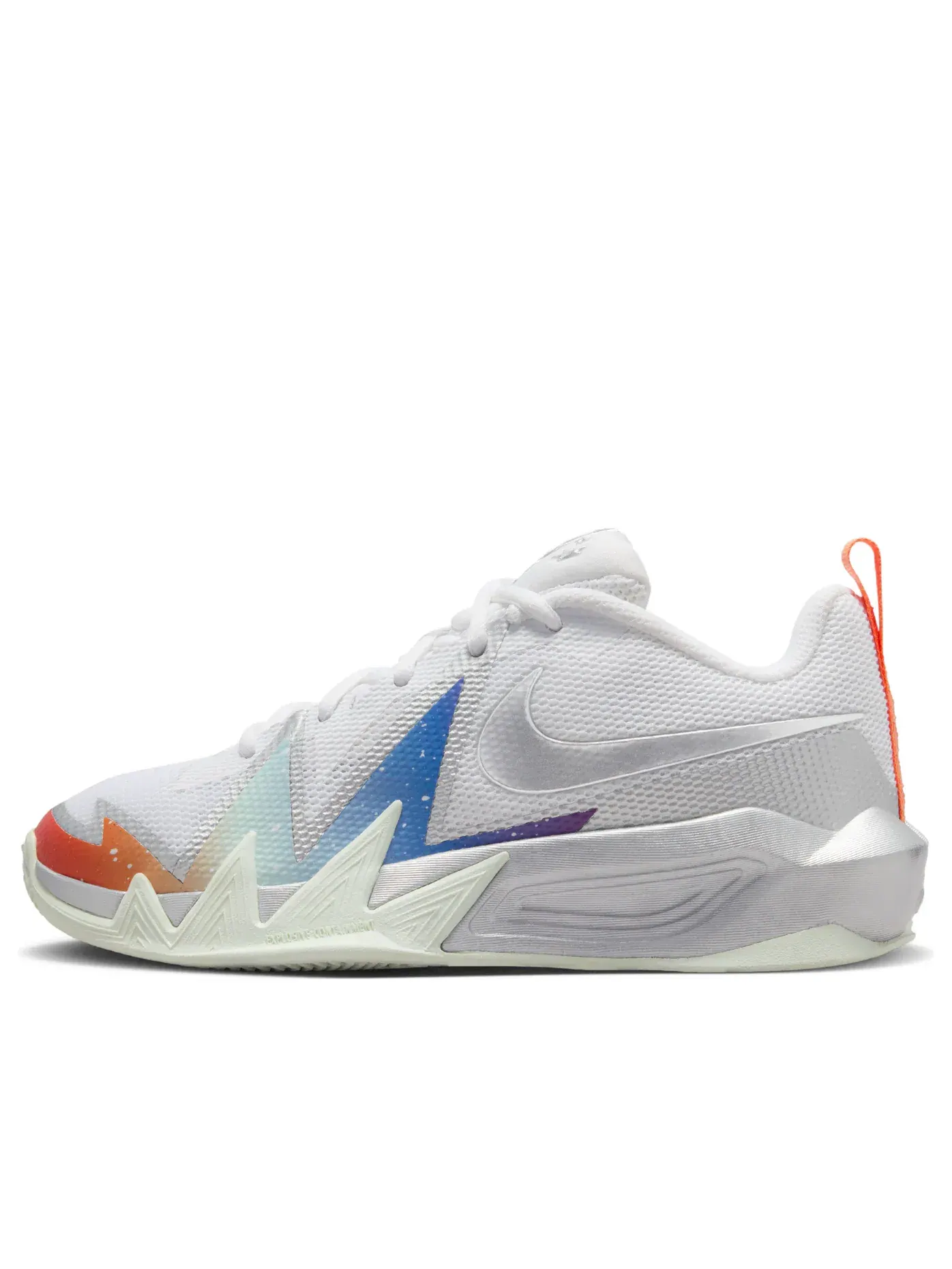 Кроссовки (GS) Nike S.T. Dynamite 'White Metallic Silver Orange' — изображение 1 из 6, белый