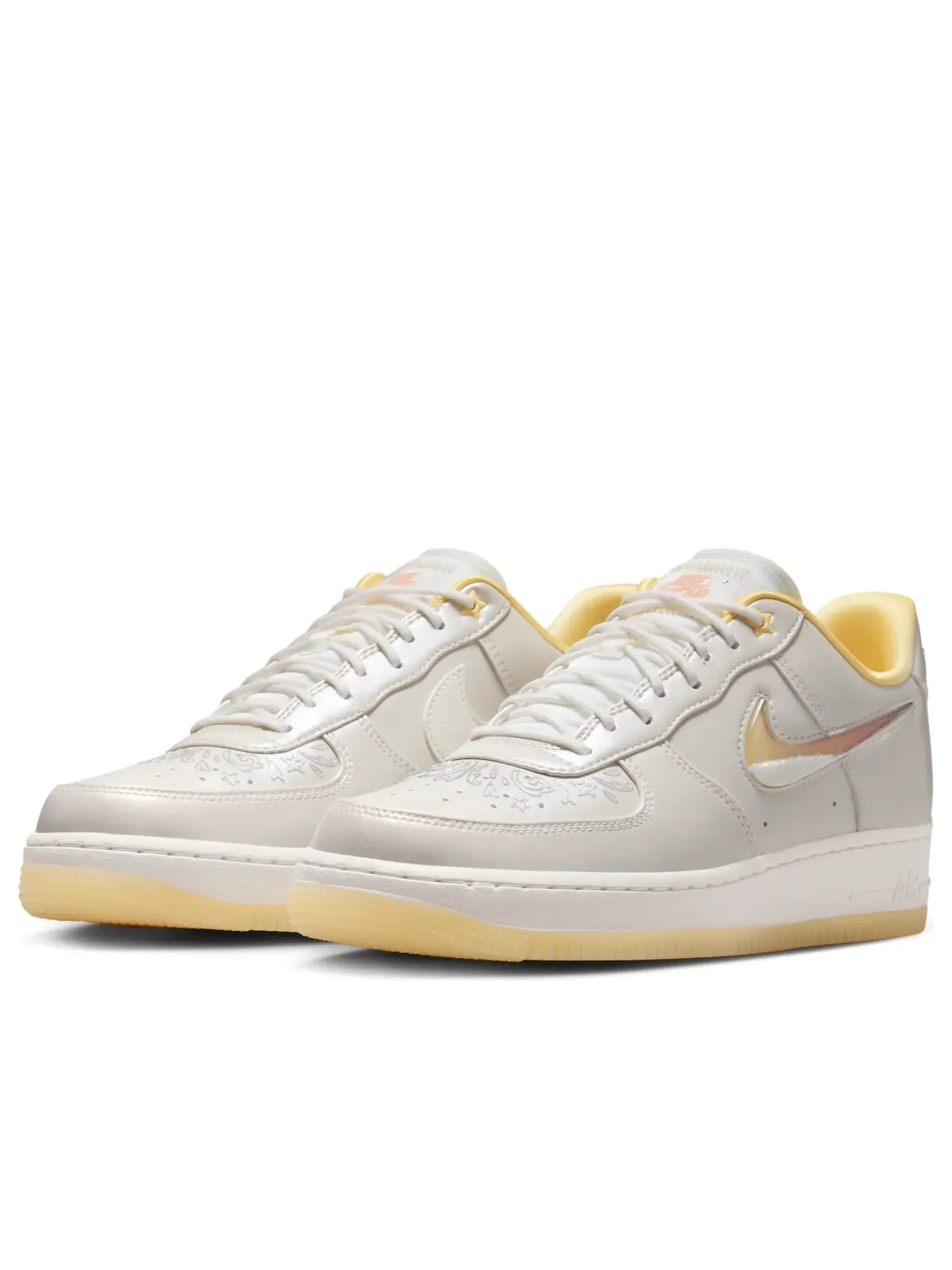 Кроссовки (WMNS) Nike Air Force 1 '07 'Sail Soft Yellow' — изображение 4 из 7, серый