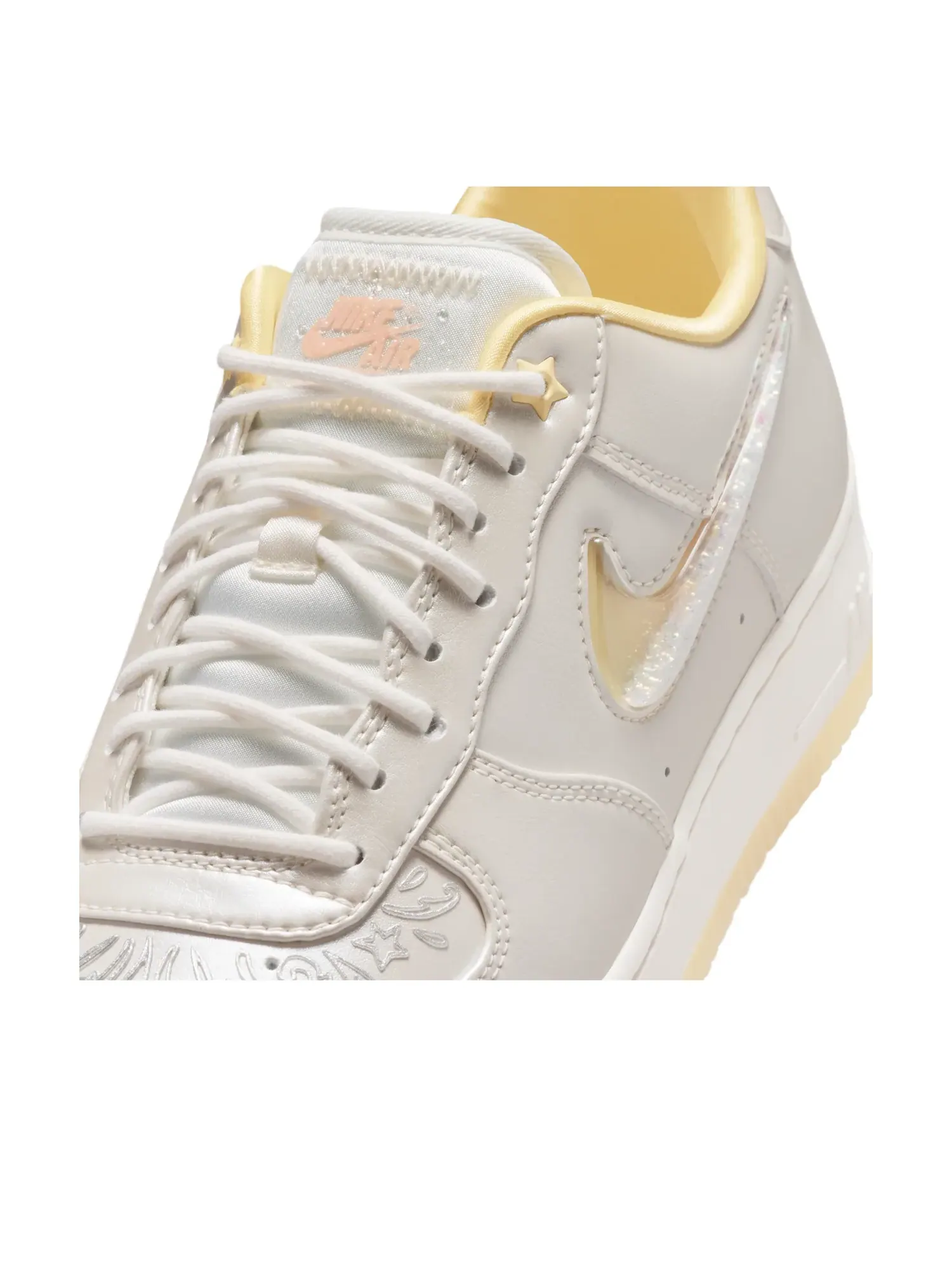 Кроссовки (WMNS) Nike Air Force 1 '07 'Sail Soft Yellow' — изображение 5 из 7, серый