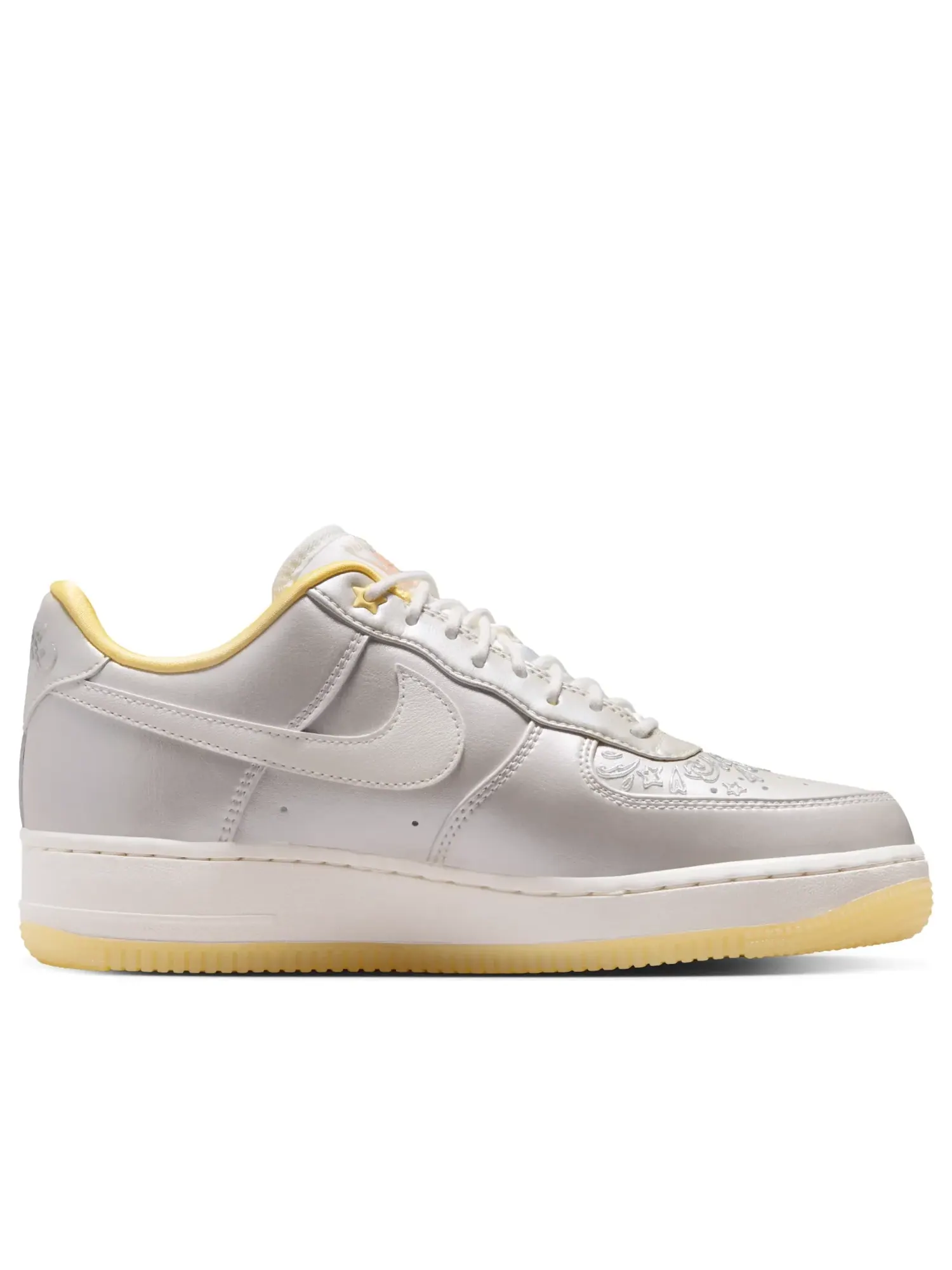 Кроссовки (WMNS) Nike Air Force 1 '07 'Sail Soft Yellow' — изображение 6 из 7, серый