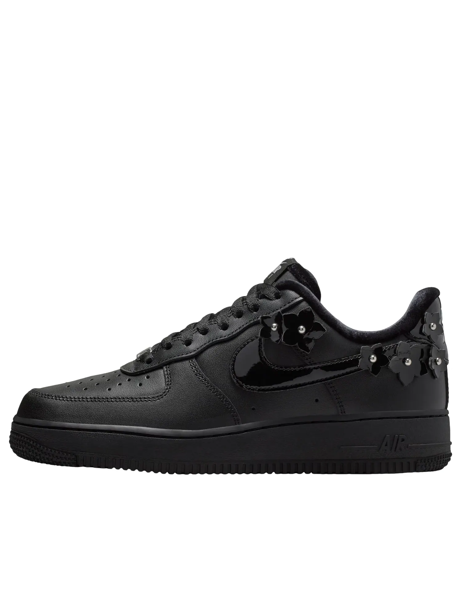 Женские кроссовки с кожаным верхом Nike Air Force 1 '07 Florette - Black — изображение 1 из 6, черный