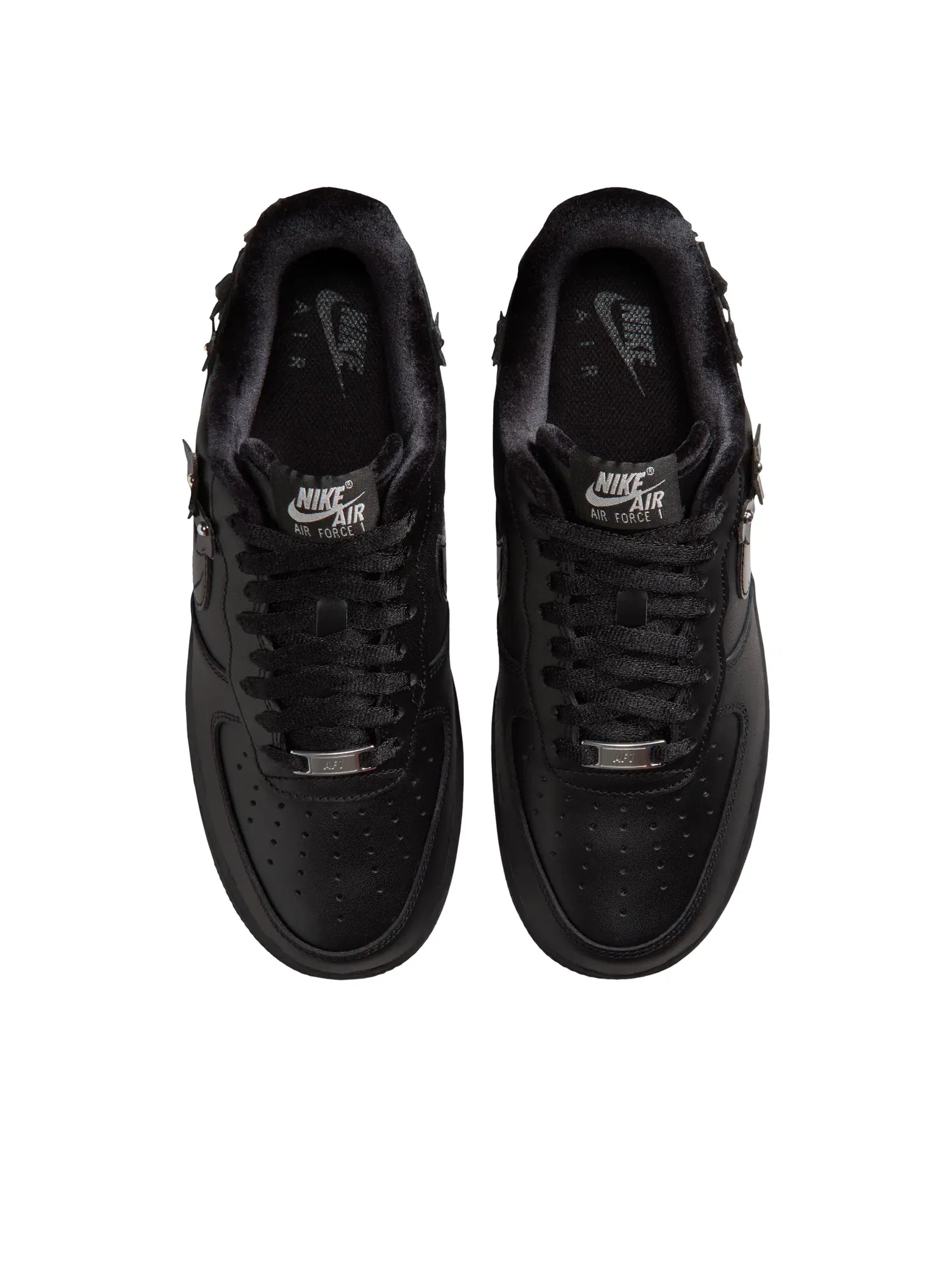 Женские кроссовки с кожаным верхом Nike Air Force 1 '07 Florette - Black — изображение 2 из 6, черный
