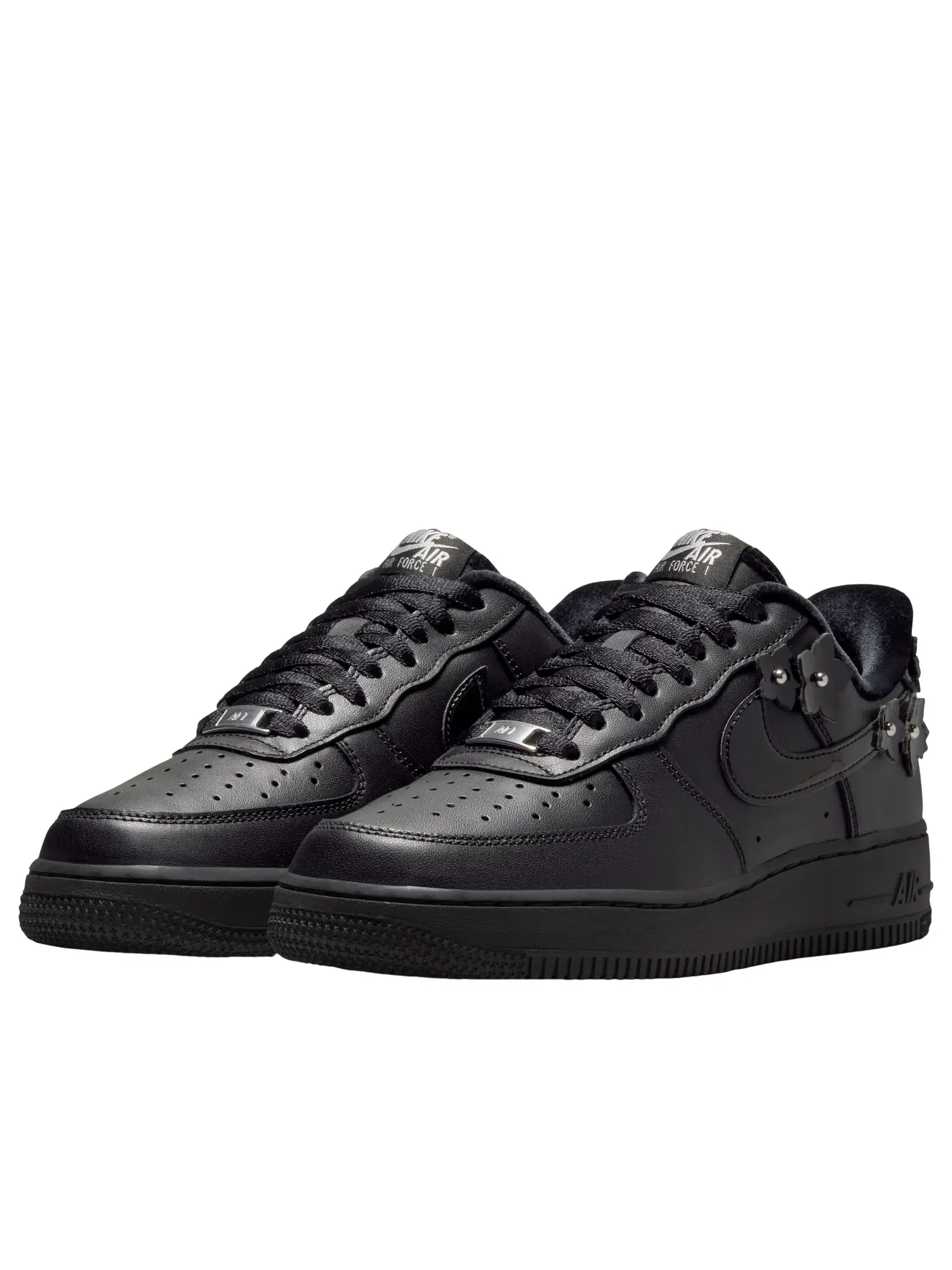 Женские кроссовки с кожаным верхом Nike Air Force 1 '07 Florette - Black — изображение 4 из 6, черный