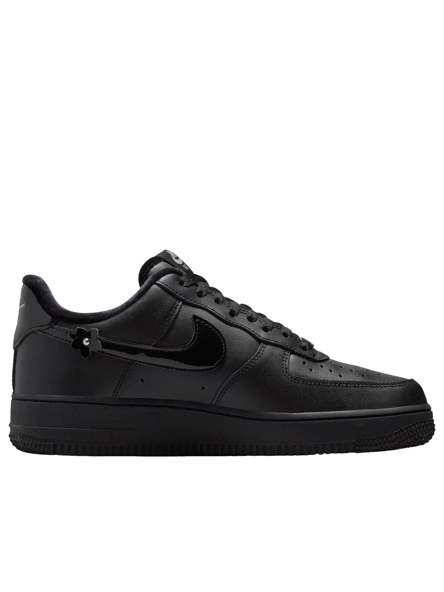 Женские кроссовки с кожаным верхом Nike Air Force 1 '07 Florette - Black — изображение 6 из 6, черный