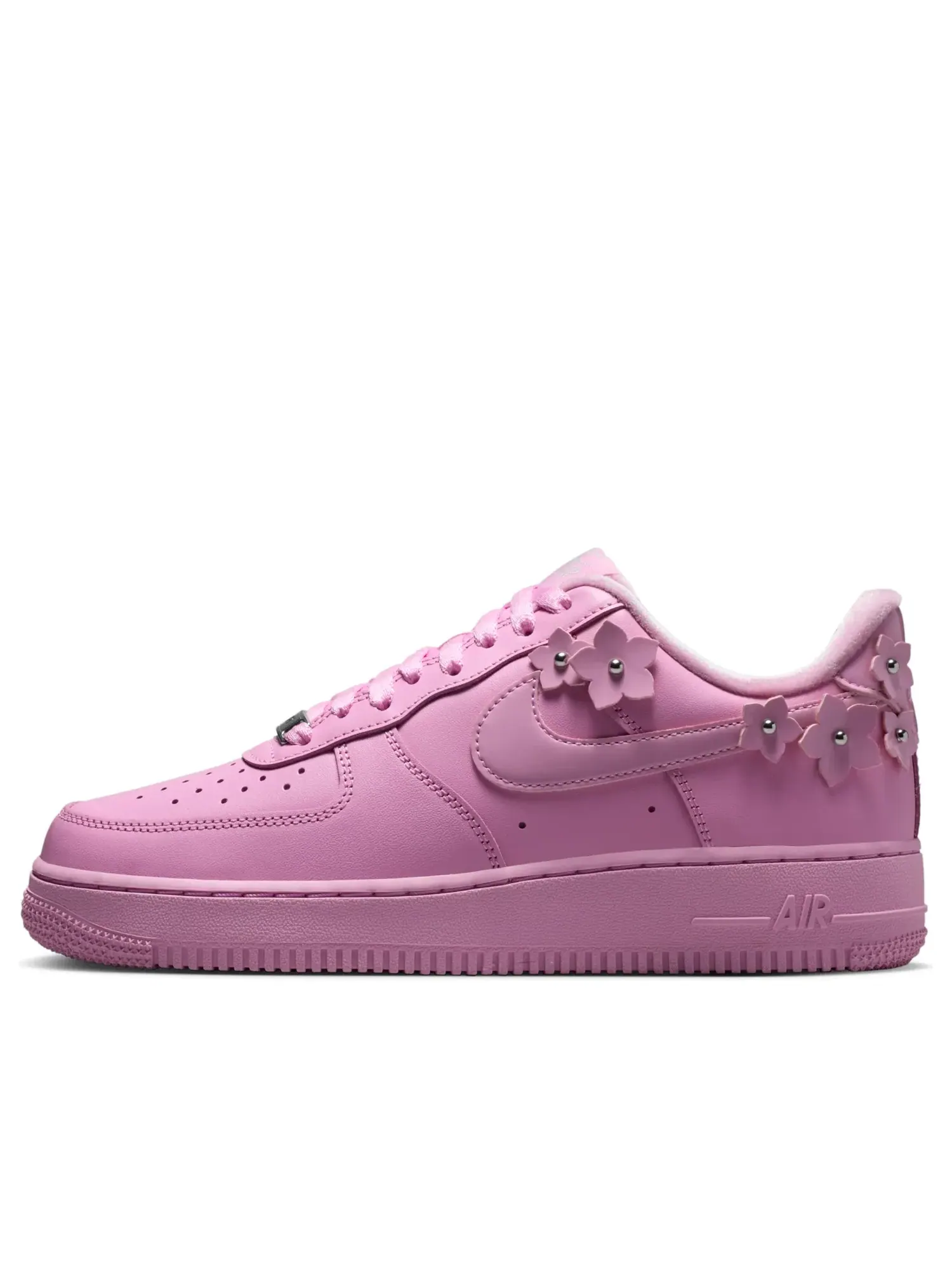 Женские кроссовки с кожаным верхом Air Force 1 '07 Florette - Pink Nike — изображение 1 из 7, розовый