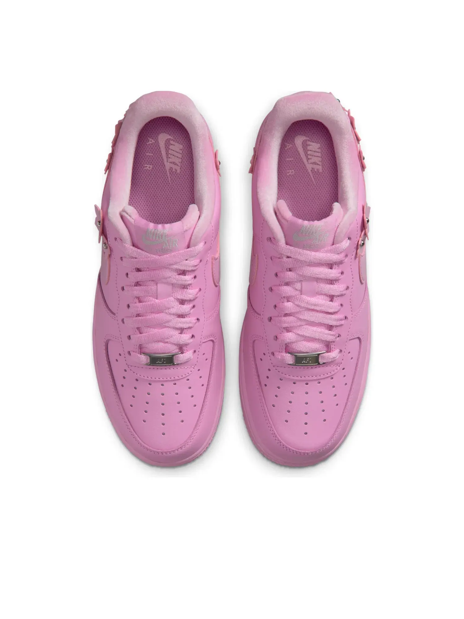 Женские кроссовки с кожаным верхом Air Force 1 '07 Florette - Pink Nike — изображение 3 из 7, розовый