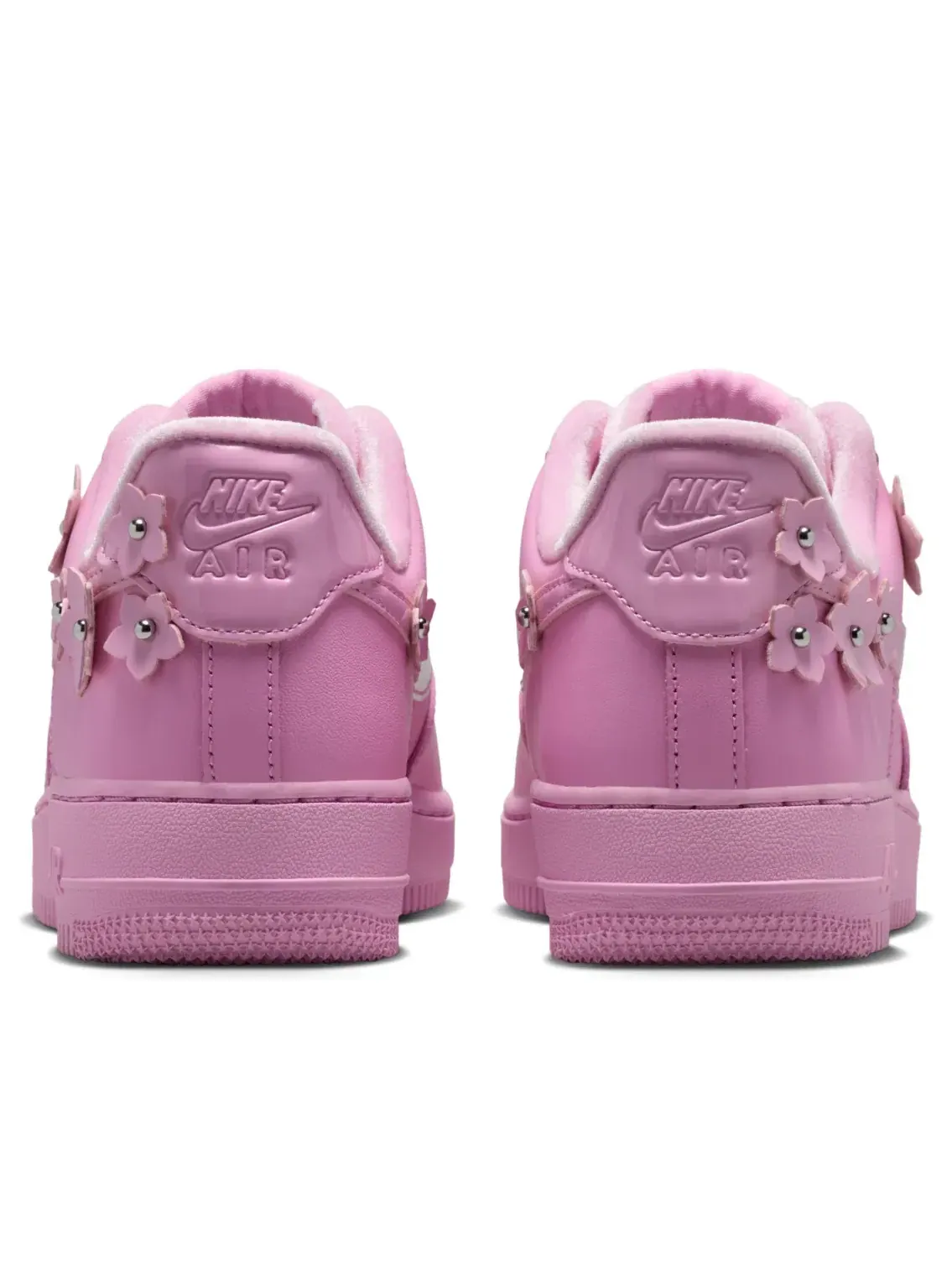 Женские кроссовки с кожаным верхом Air Force 1 '07 Florette - Pink Nike — изображение 4 из 7, розовый