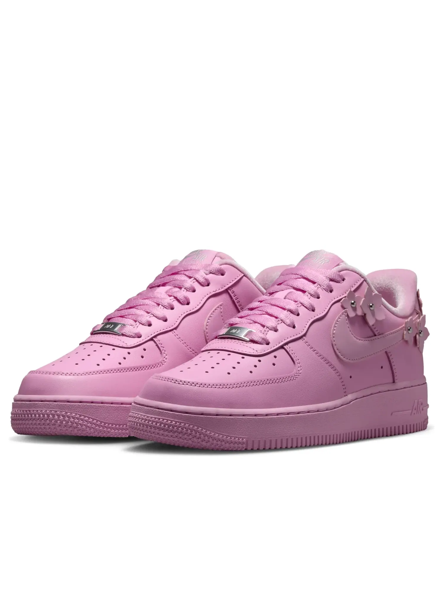 Женские кроссовки с кожаным верхом Air Force 1 '07 Florette - Pink Nike — изображение 5 из 7, розовый
