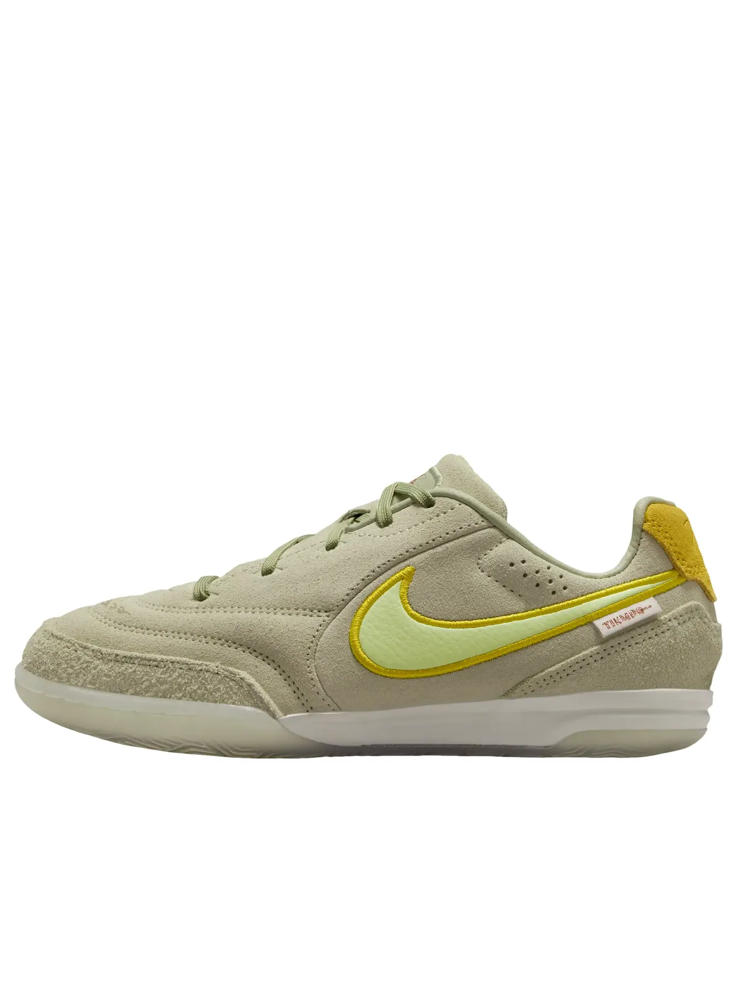 Кроссовки (GS) Nike Jr. Tiempo Streetgato LE 'Olive Aura Light Liquid Lime' — изображение 1 из 6, оливковый зеленый