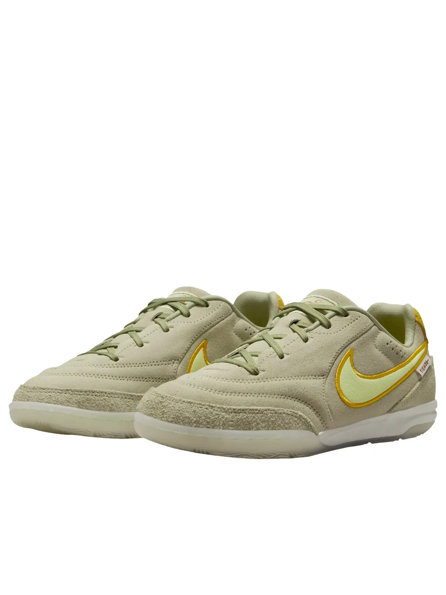 Кроссовки (GS) Nike Jr. Tiempo Streetgato LE 'Olive Aura Light Liquid Lime' — изображение 4 из 6, оливковый зеленый