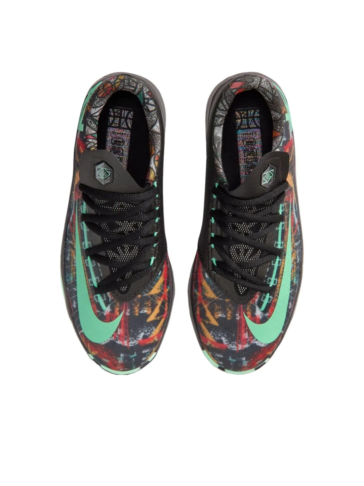 (GS) Nike KD 6 'All-Star - Illusion' — изображение 2 из 6, мульти-/зеленый/черный