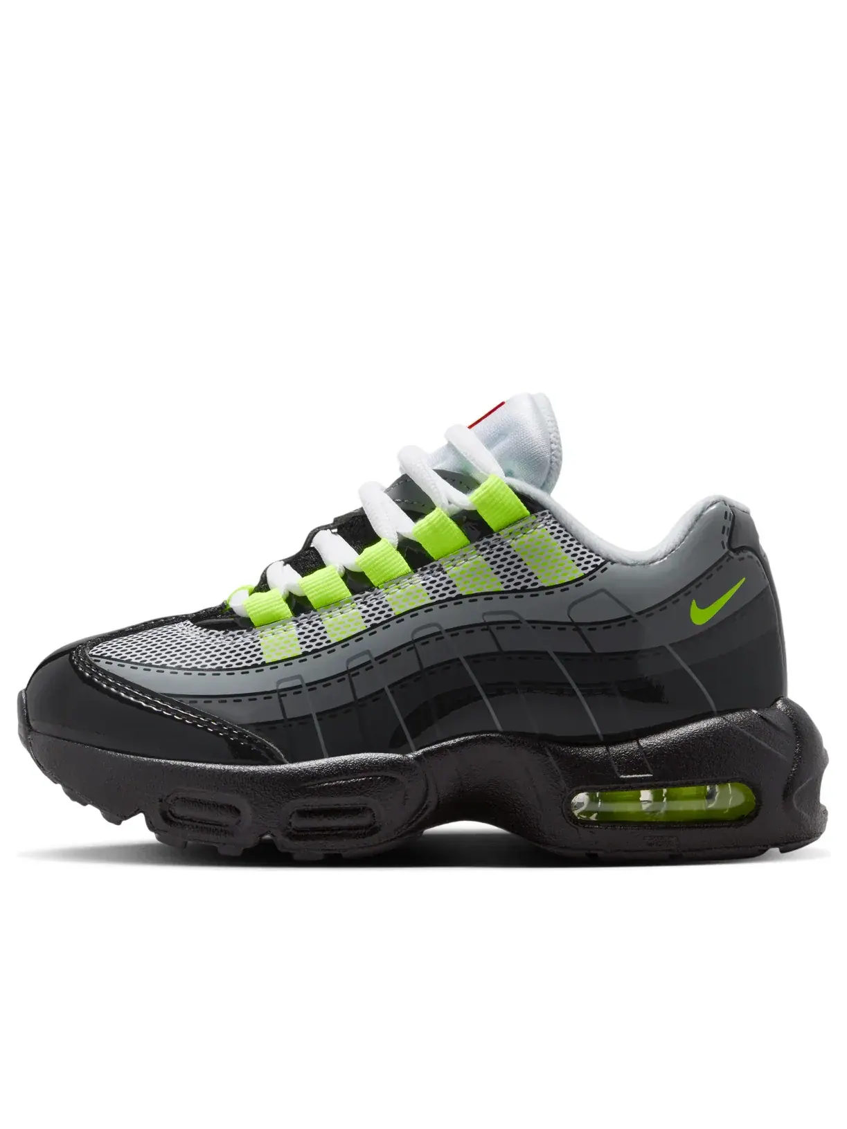 Кроссовки (PS) Nike x LEGO Air Max 95 'Neon' — изображение 1 из 6, черный