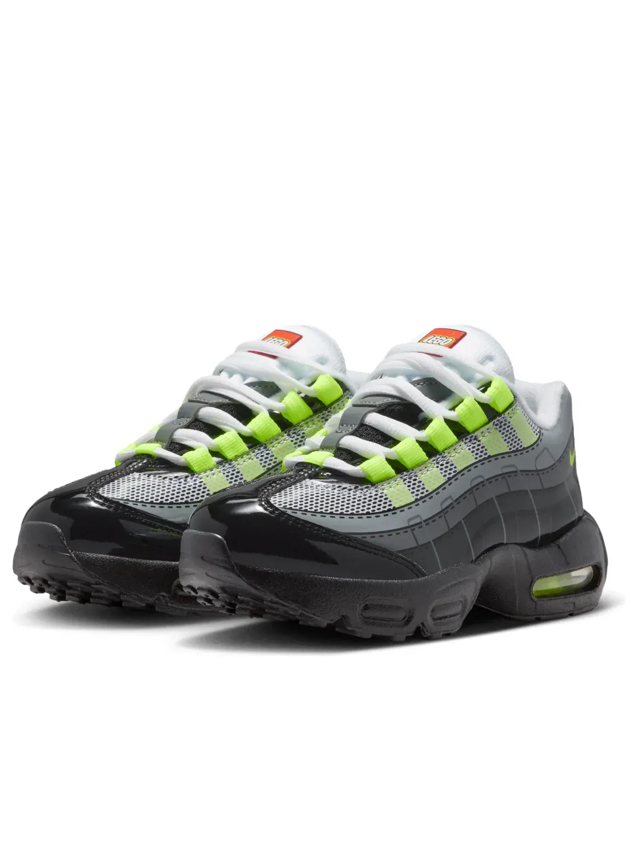 Кроссовки (PS) Nike x LEGO Air Max 95 'Neon' — изображение 4 из 6, черный