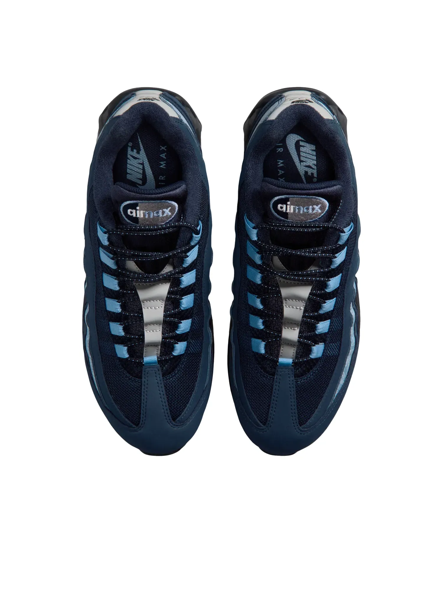 Мужские кроссовки с шнуровкой Air Max 95 Nike — изображение 2 из 6, темно-синий