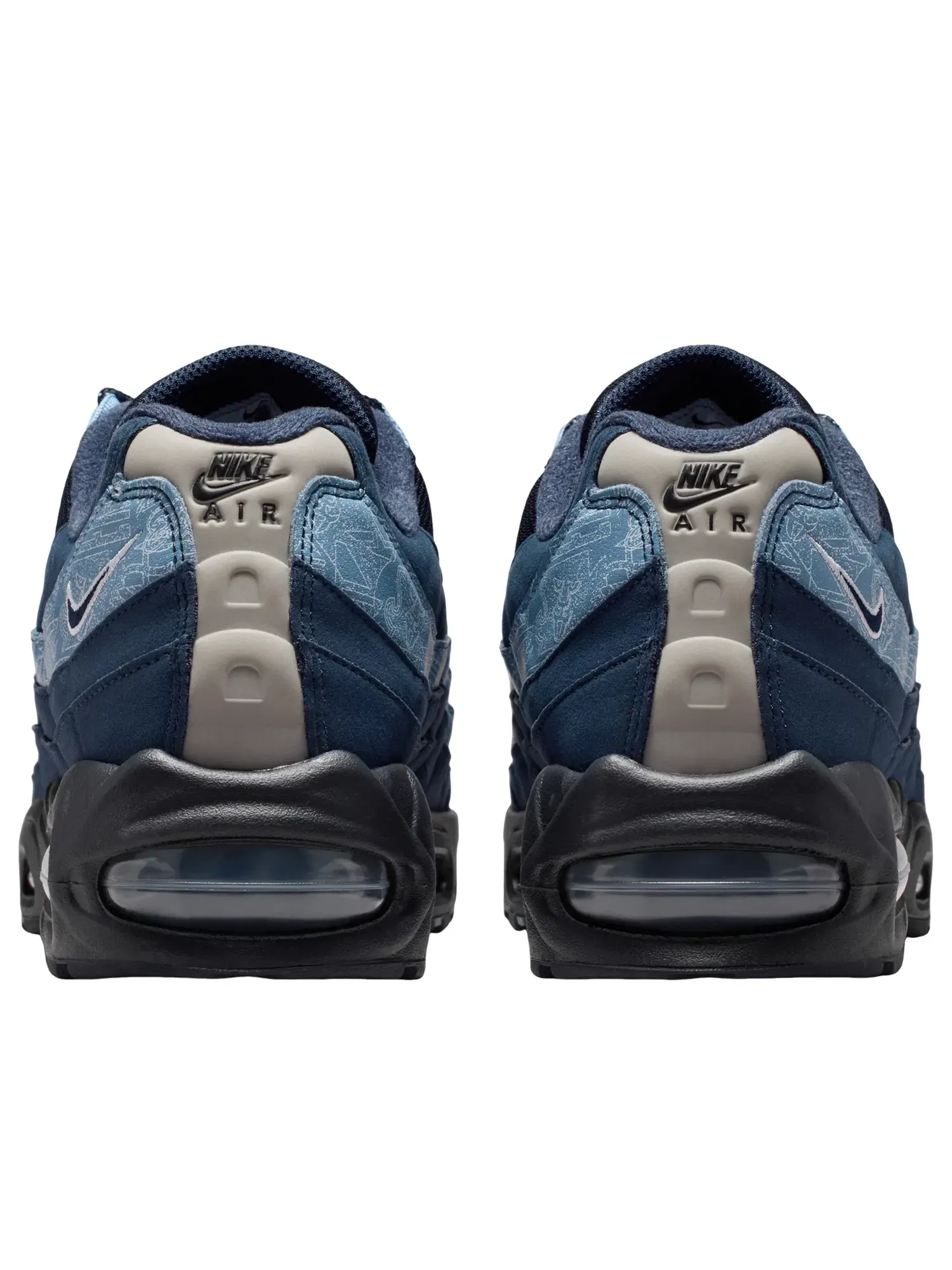 Мужские кроссовки с шнуровкой Air Max 95 Nike — изображение 3 из 6, темно-синий