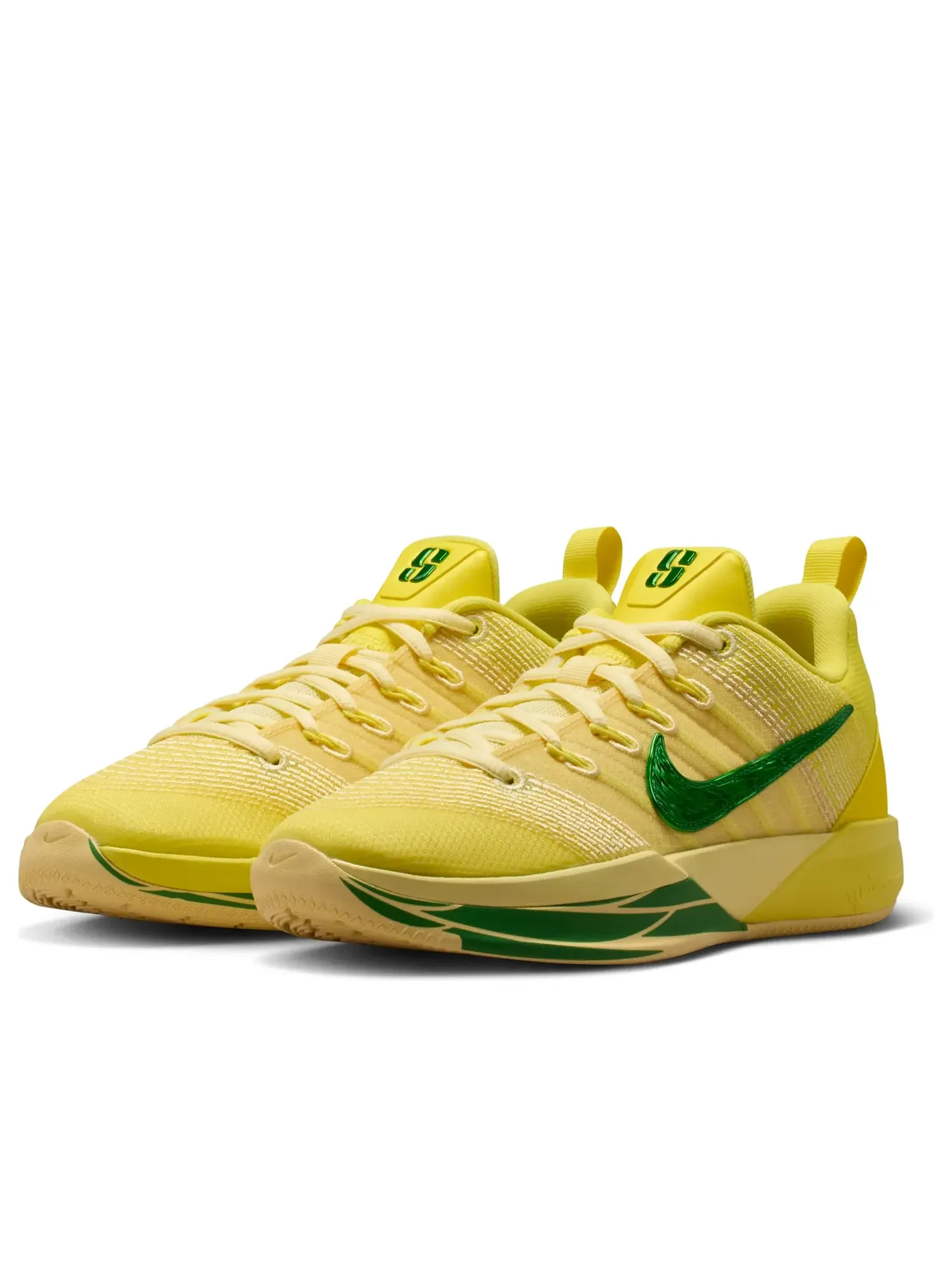 Кроссовки (GS) Nike Babrina 3 'Oregon Ducks' — изображение 4 из 6, желтый