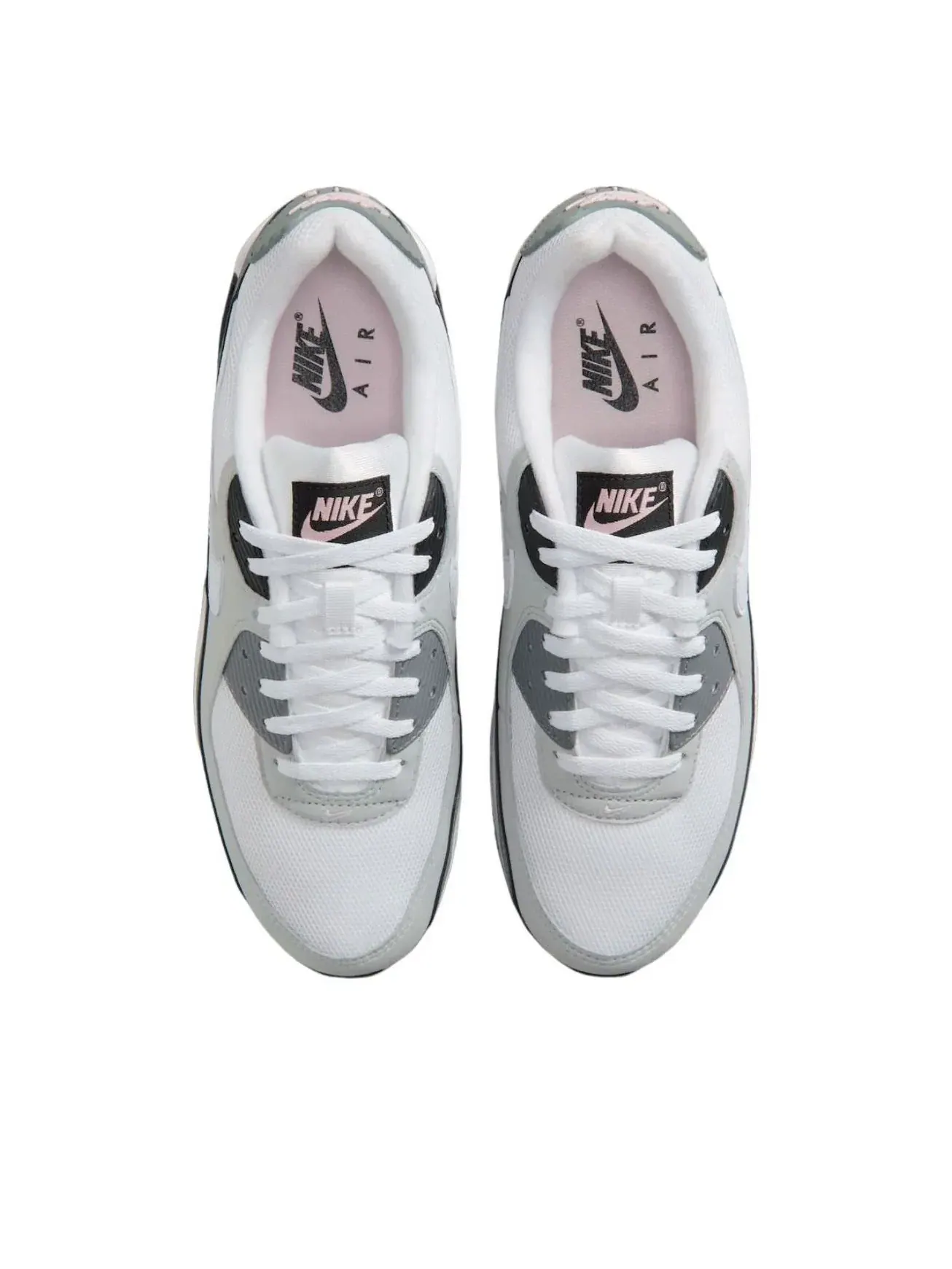 Кроссовки Nike Air Max 90 'Wolf Grey Pink Foam' — изображение 3 из 5, серый