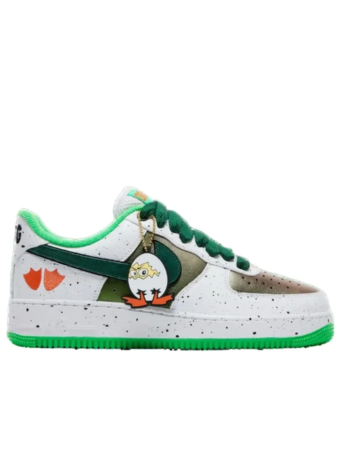 Кроссовки Nike Air Force 1 Low DOAF 'Egg or Duck' — изображение 2 из 5, белый/зеленый/зеленый
