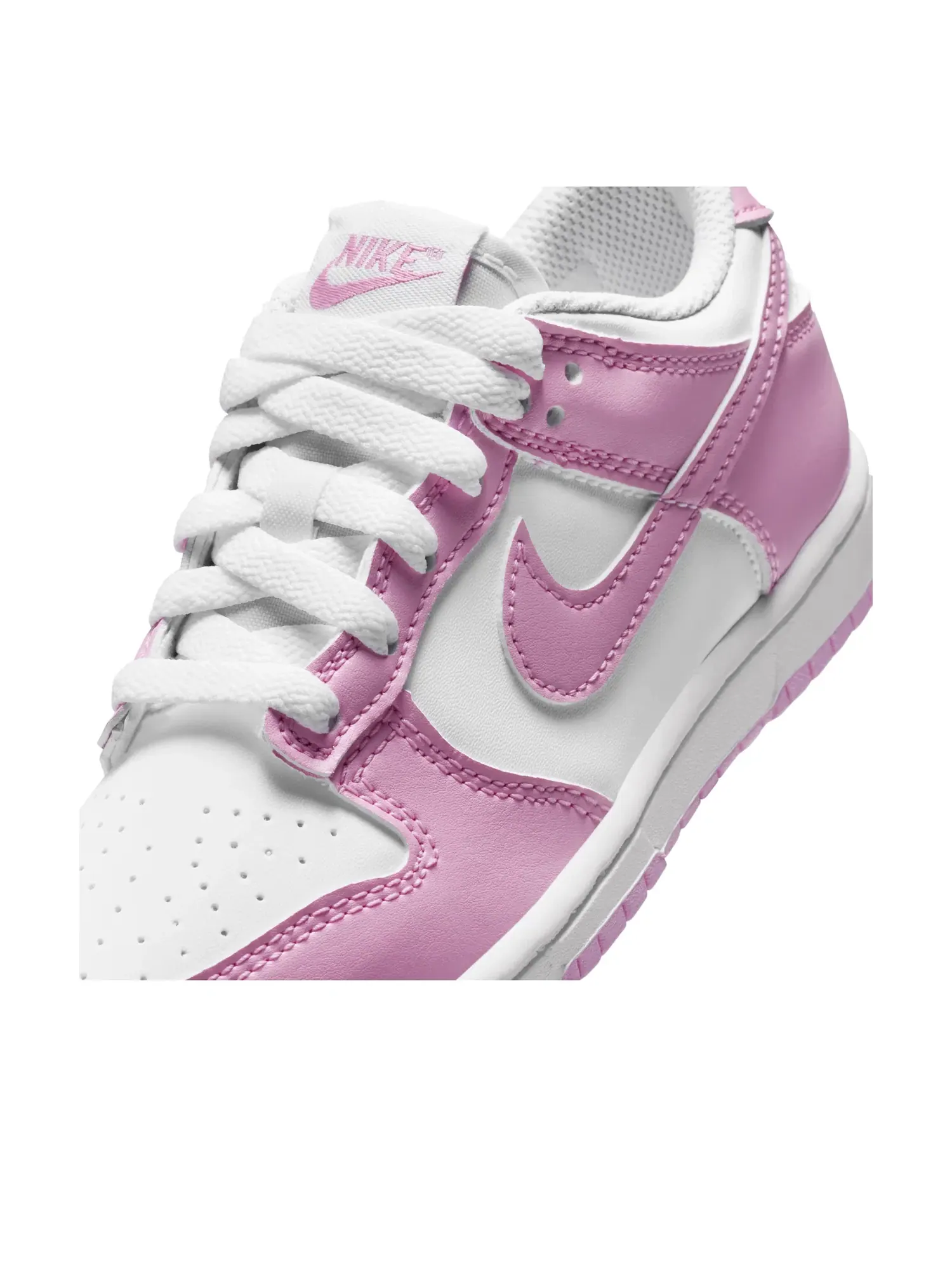 Кроссовки Nike Dunk Low 'White Pink Rise' IU7765-125 — изображение 7 из 7, белый