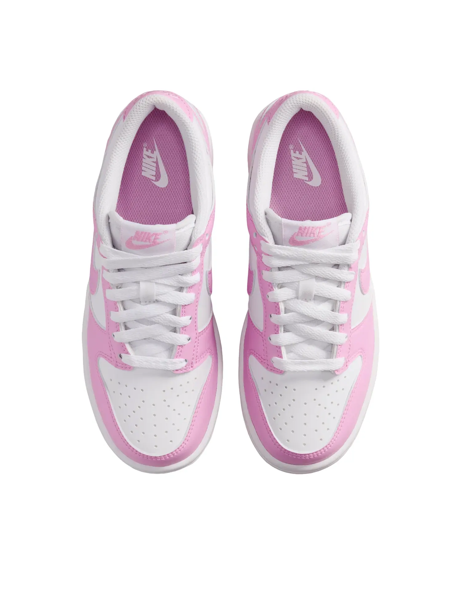 Кроссовки Nike Dunk Low 'White Pink Rise' IU7766-125 — изображение 3 из 6, белый