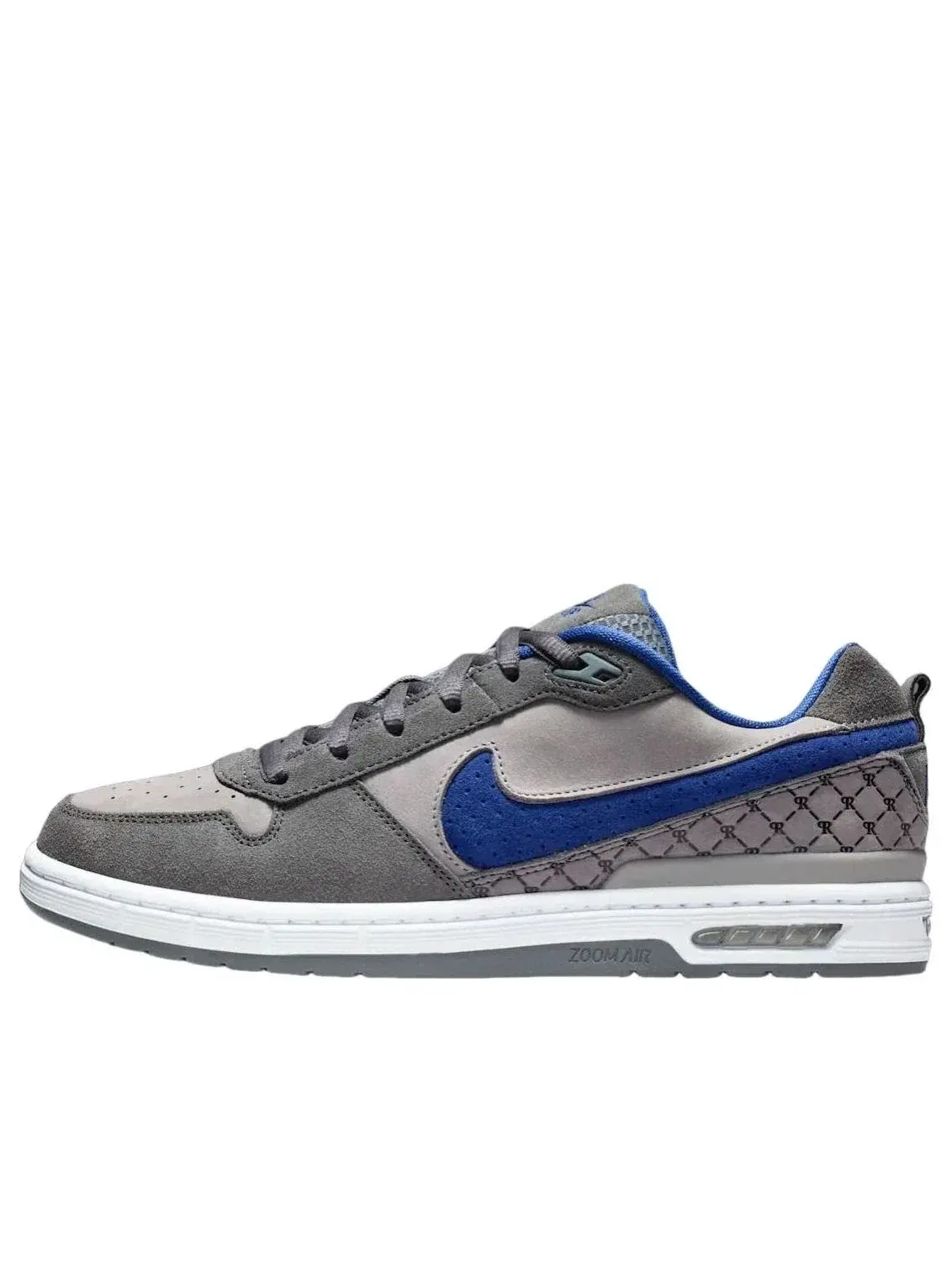 Мужские кроссовки для скейтбординга с кожаным верхом Nike SB P-Rod 1 Dodgers — изображение 1 из 5, серый
