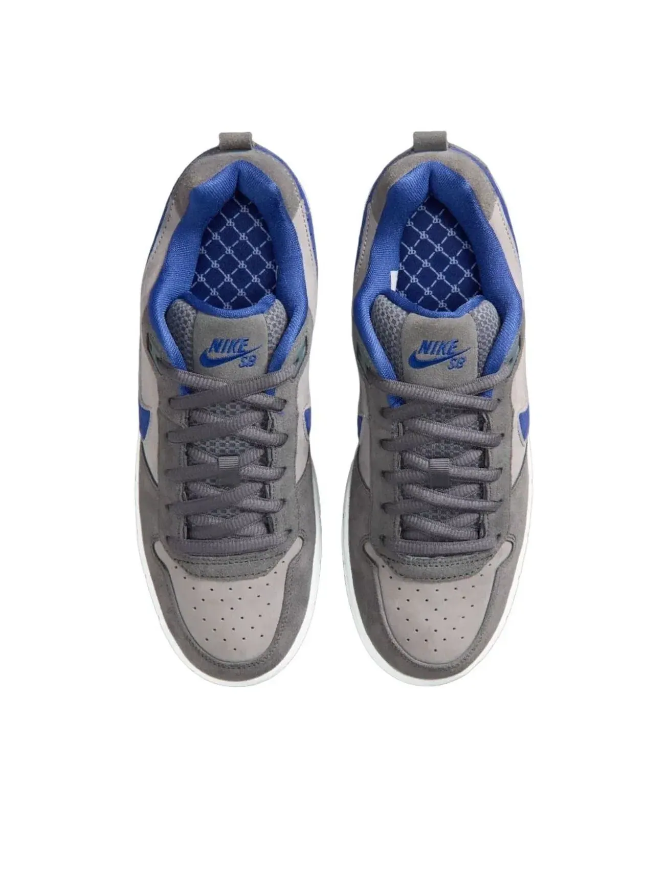 Мужские кроссовки для скейтбординга с кожаным верхом Nike SB P-Rod 1 Dodgers — изображение 3 из 5, серый