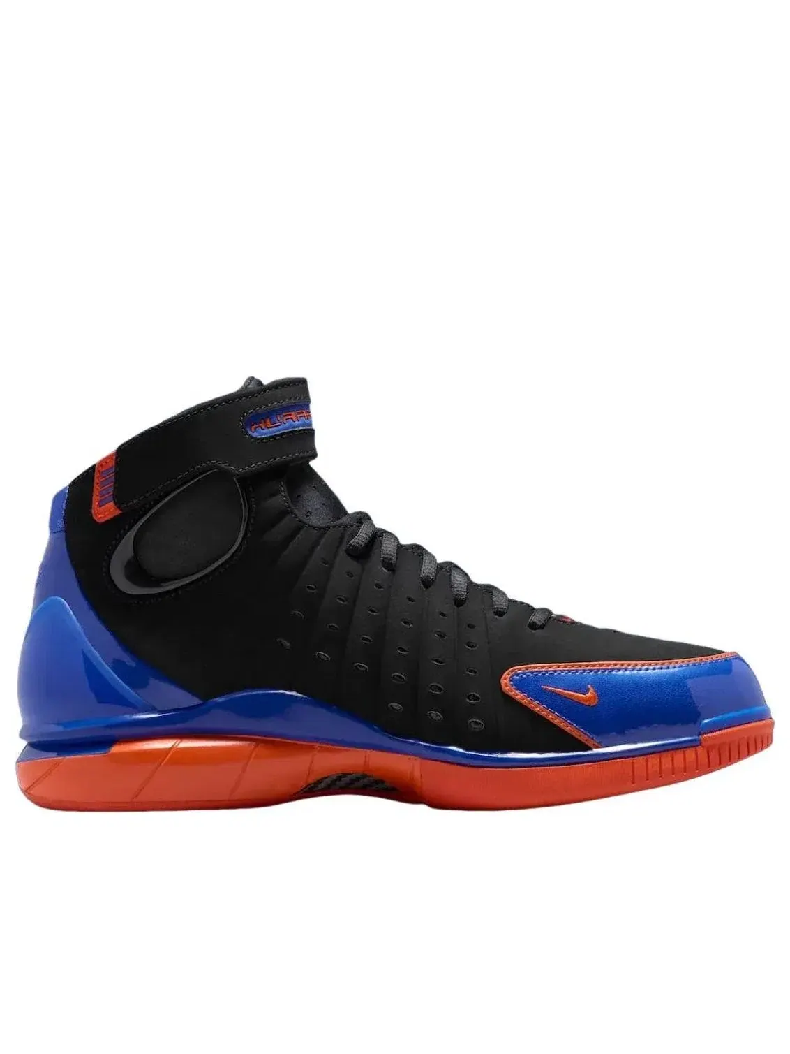 Мужские кроссовки для баскетбола с высокой посадкой Nike Air Huarache 2K4 Knicks — изображение 2 из 5, черный