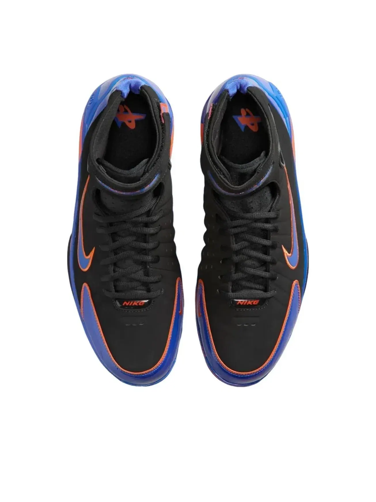 Мужские кроссовки для баскетбола с высокой посадкой Nike Air Huarache 2K4 Knicks — изображение 3 из 5, черный