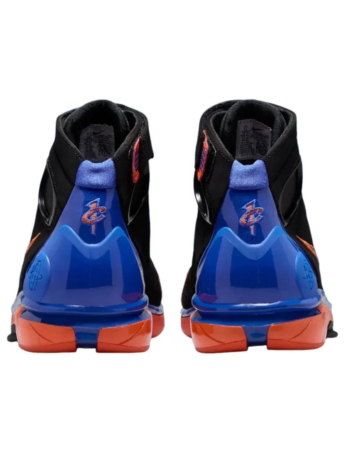 Мужские кроссовки для баскетбола с высокой посадкой Nike Air Huarache 2K4 Knicks — изображение 4 из 5, черный