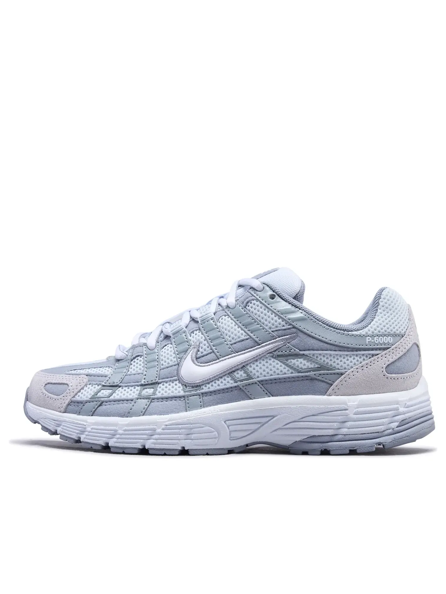 Женские кроссовки с шнуровкой Nike P-6000 — изображение 1 из 7, серый