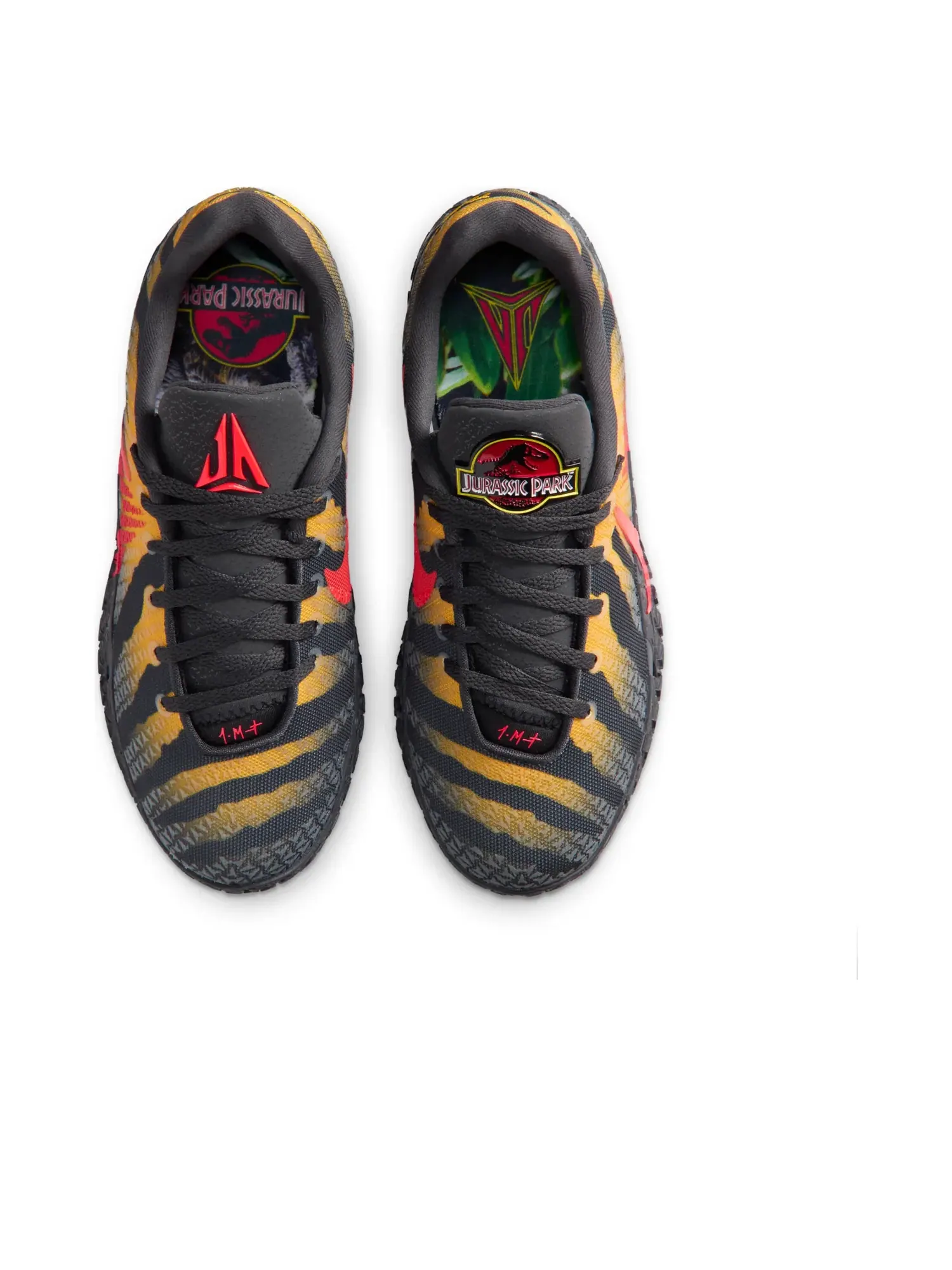 Кроссовки (GS) Nike x Jurassic Park Ja 3 'Raptor' — изображение 3 из 6, черный