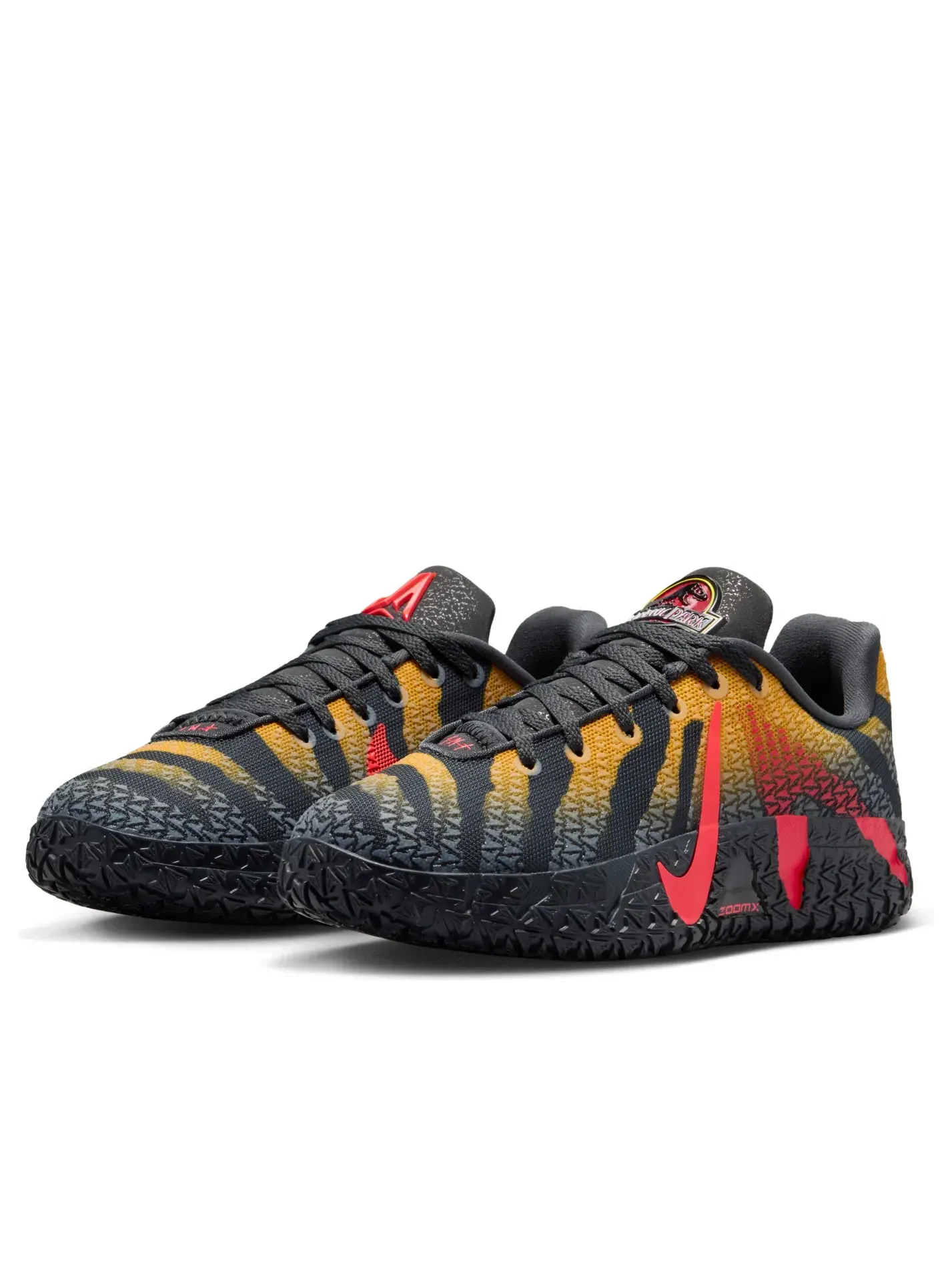 Кроссовки (GS) Nike x Jurassic Park Ja 3 'Raptor' — изображение 4 из 6, черный
