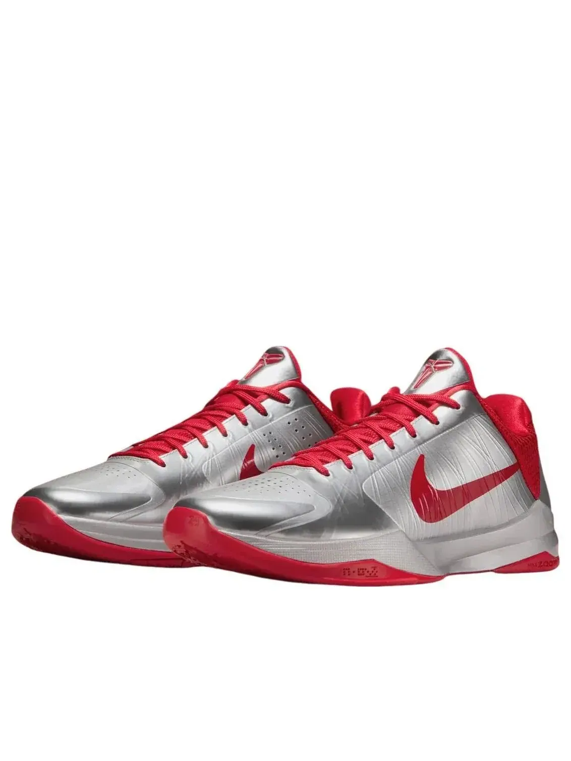 Кроссовки Nike x Caitlin Clark Kobe 5 Protro 'Rookie of the Year' IV2712-001 — изображение 2 из 5, серебряный