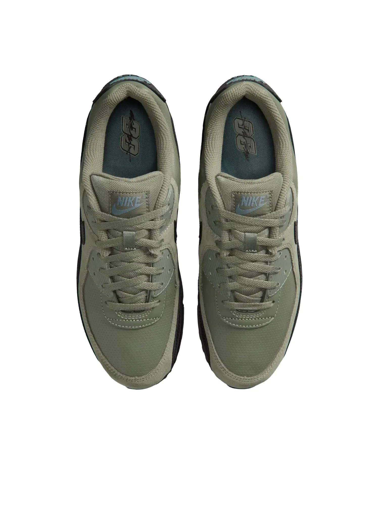 Кроссовки Nike Air Max 90 'Silver Sage Mineral Slate Black' IV2868-328 — изображение 2 из 6, зеленый
