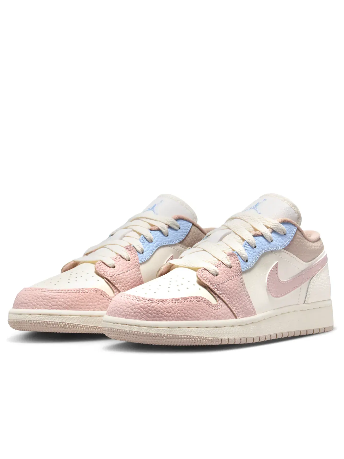 Кроссовки Air Jordan 1 Low 'Sail Silt Red Hydrogen Blue' IV3219-161 — изображение 5 из 7, розовый