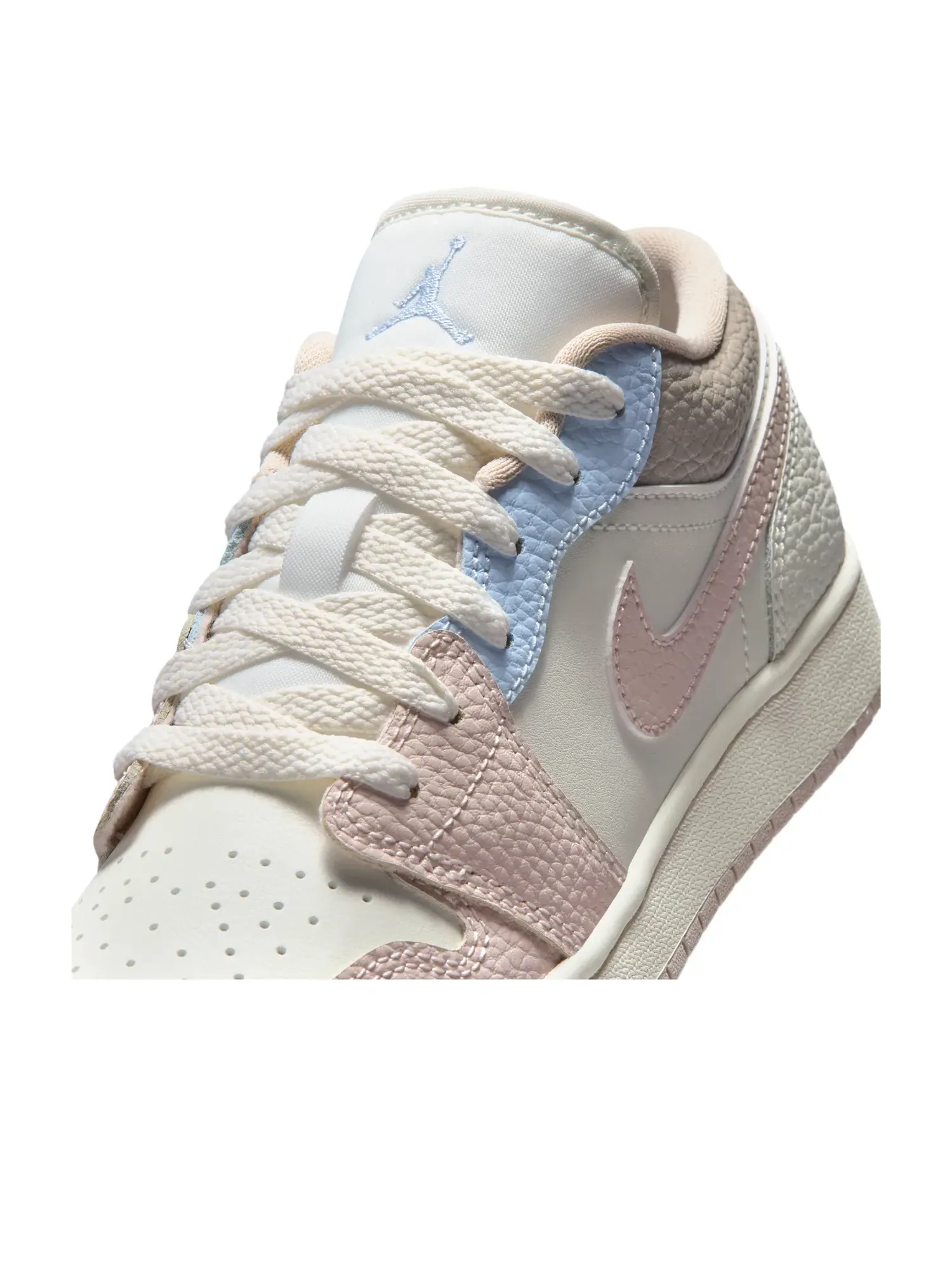 Кроссовки Air Jordan 1 Low 'Sail Silt Red Hydrogen Blue' IV3219-161 — изображение 6 из 7, розовый