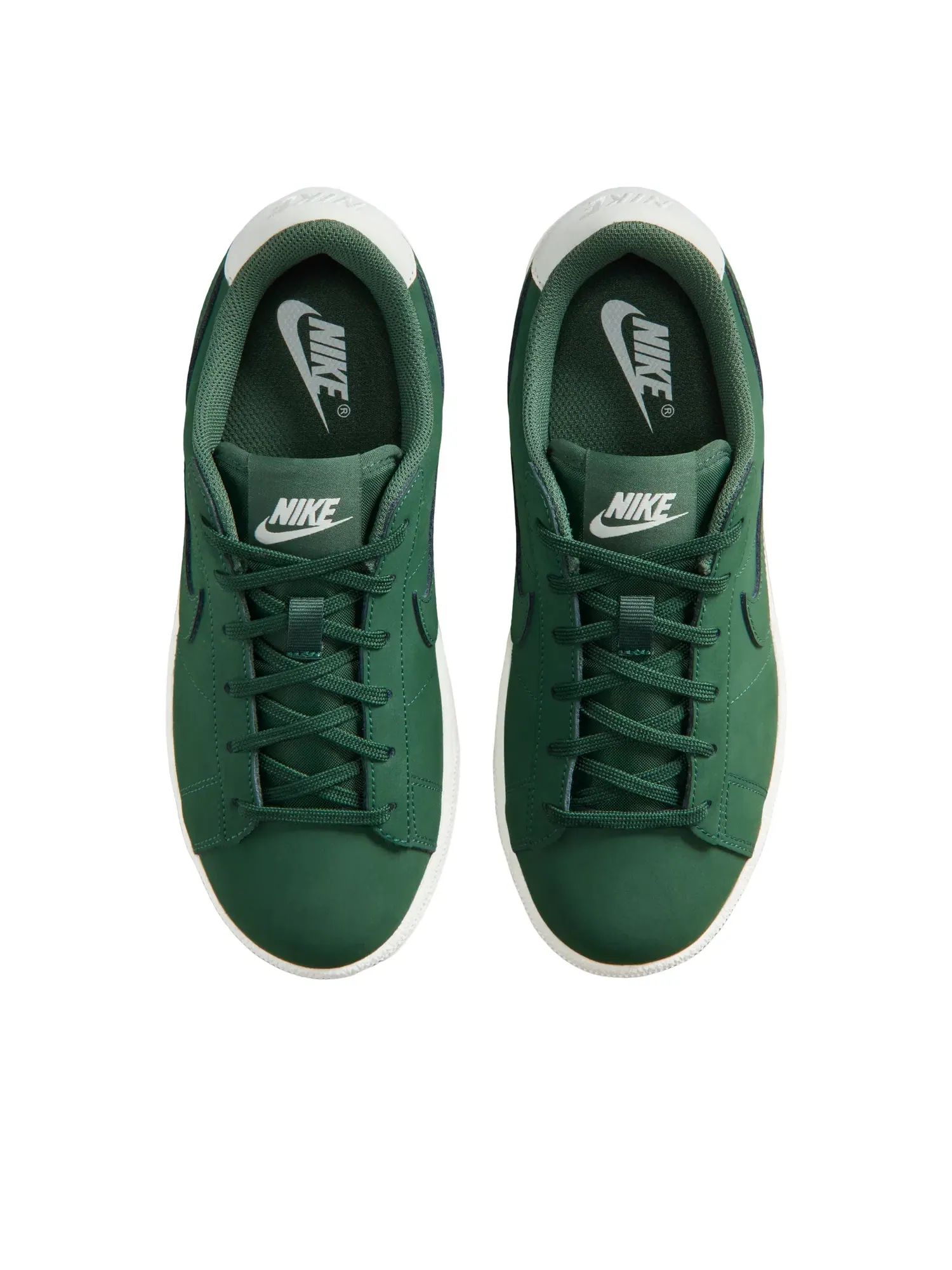 Детские кроссовки с кожаным верхом Nike Tennis Classic Fir Sail — изображение 2 из 6, зеленый
