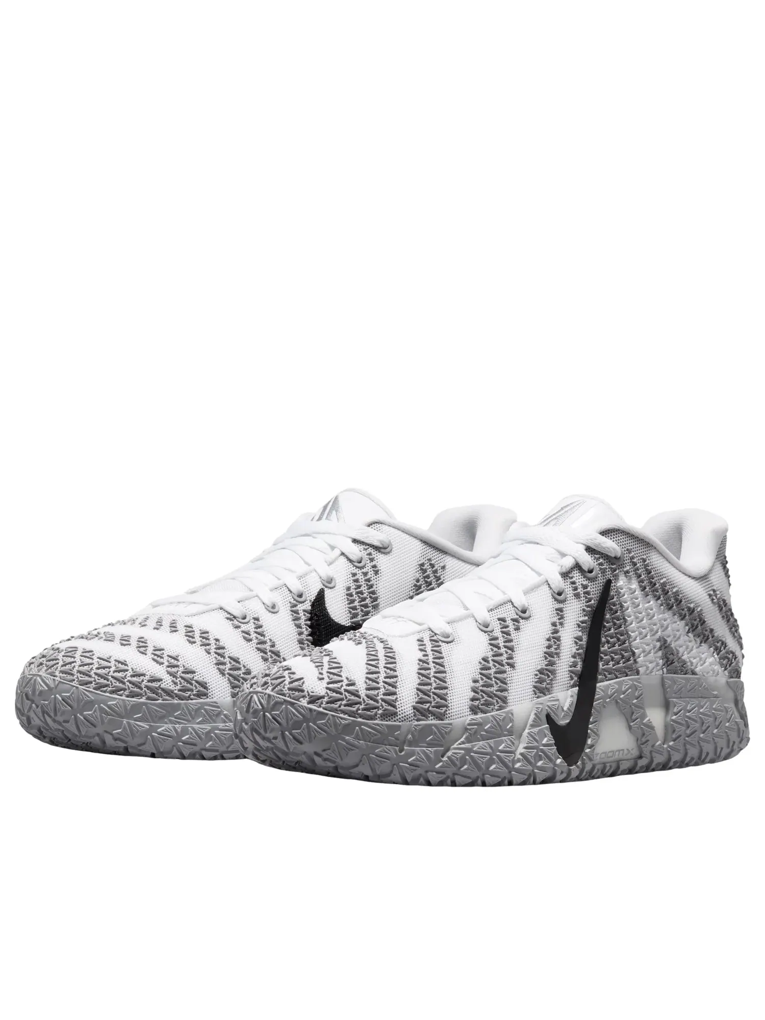 Мужские кроссовки с шнуровкой Nike Ja 3 White Wolf Grey — изображение 4 из 6, серый